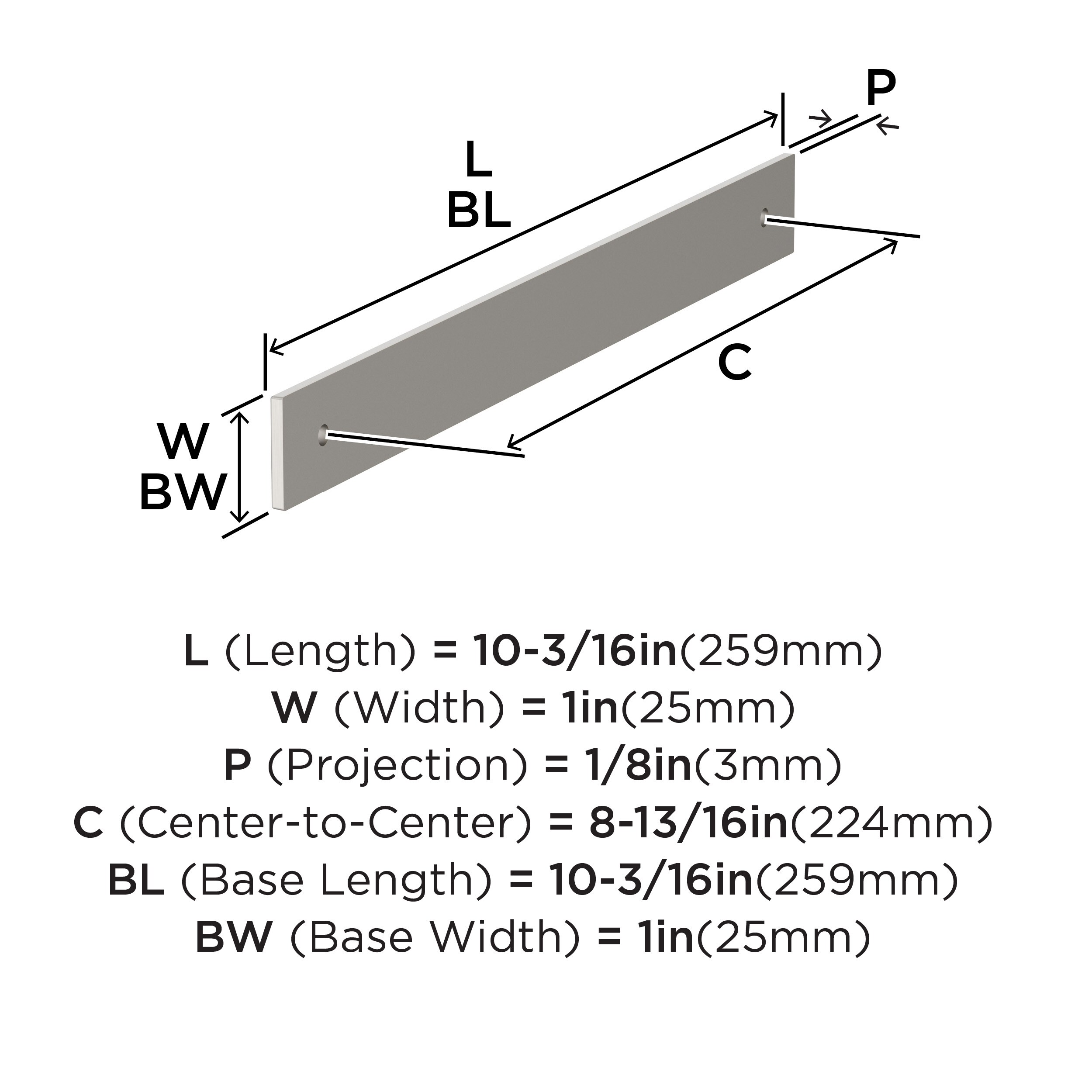 Amerock BP37766G10 backplates - View #4