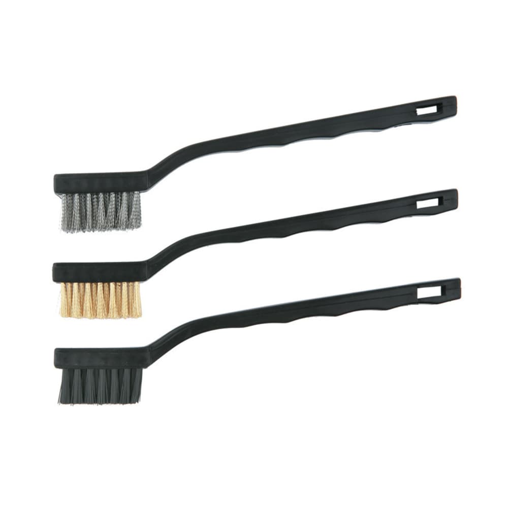 Stainless Steel Mini Wire Brushes Set - Straight and Curved Handle - Cleaning  Accessories