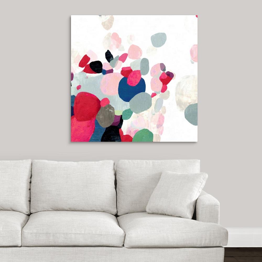 GreatBigCanvas Multicolourful I by Tom Reeves 36-in H x 36-in W ...