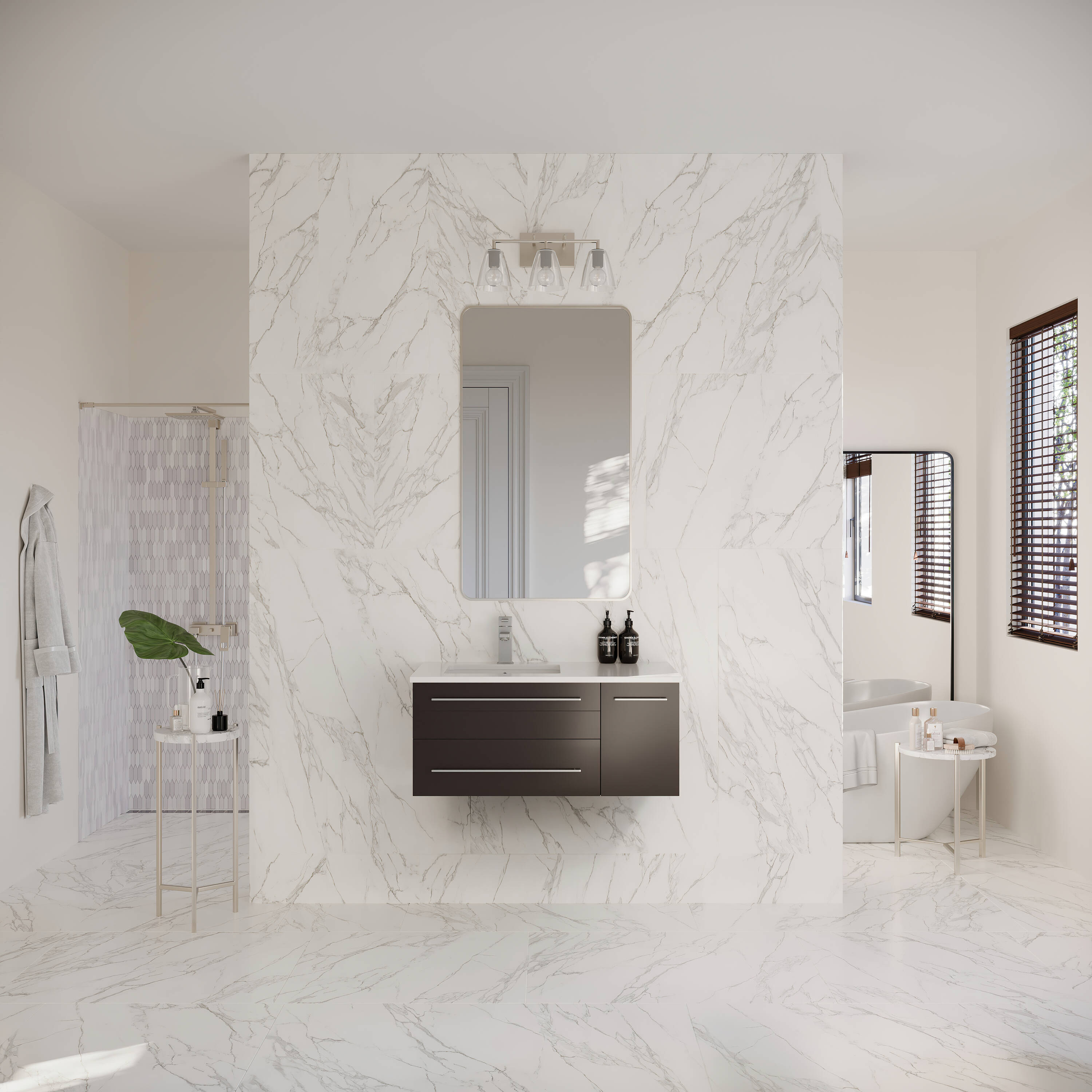 Fresca FCB6136ES-UNS-L-CWHU Bath-Vanity-Combo - View #5