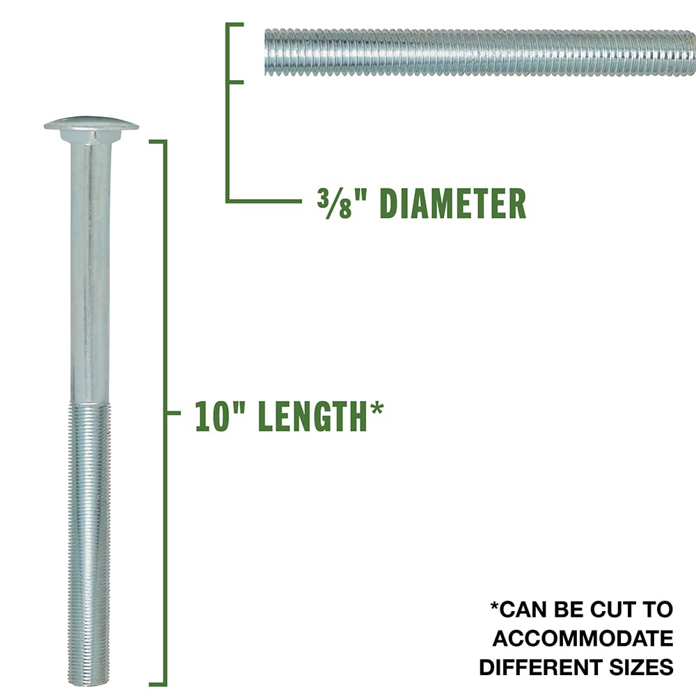 Hillman 240214 Metric-Carriage-Bolts - View #2