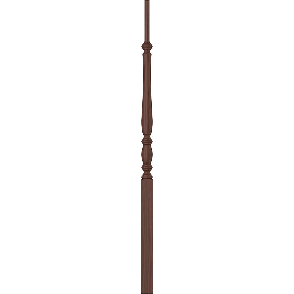 L.J. Smith Stair Systems LJP-2115-W 42 42-in x 1.75-in Unfinished Walnut Pin Top Stair Baluster