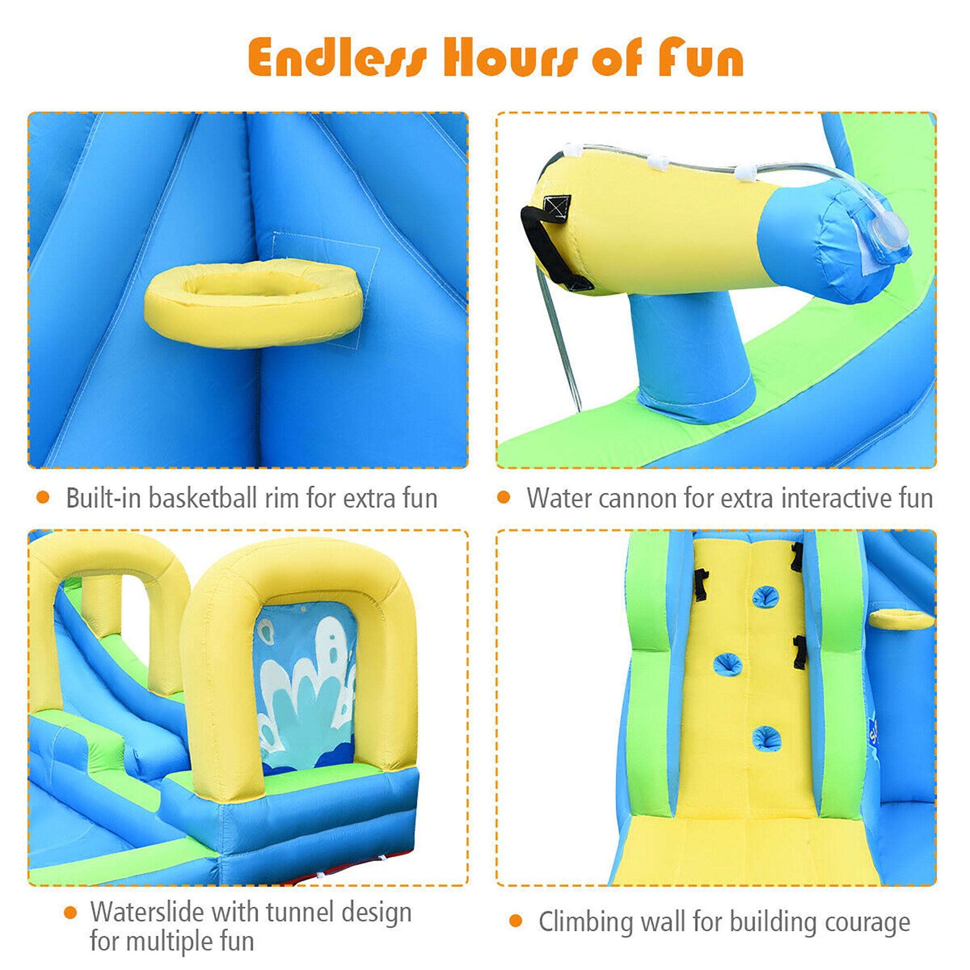 Costway CSHY007037 Bounce-Houses - View #7