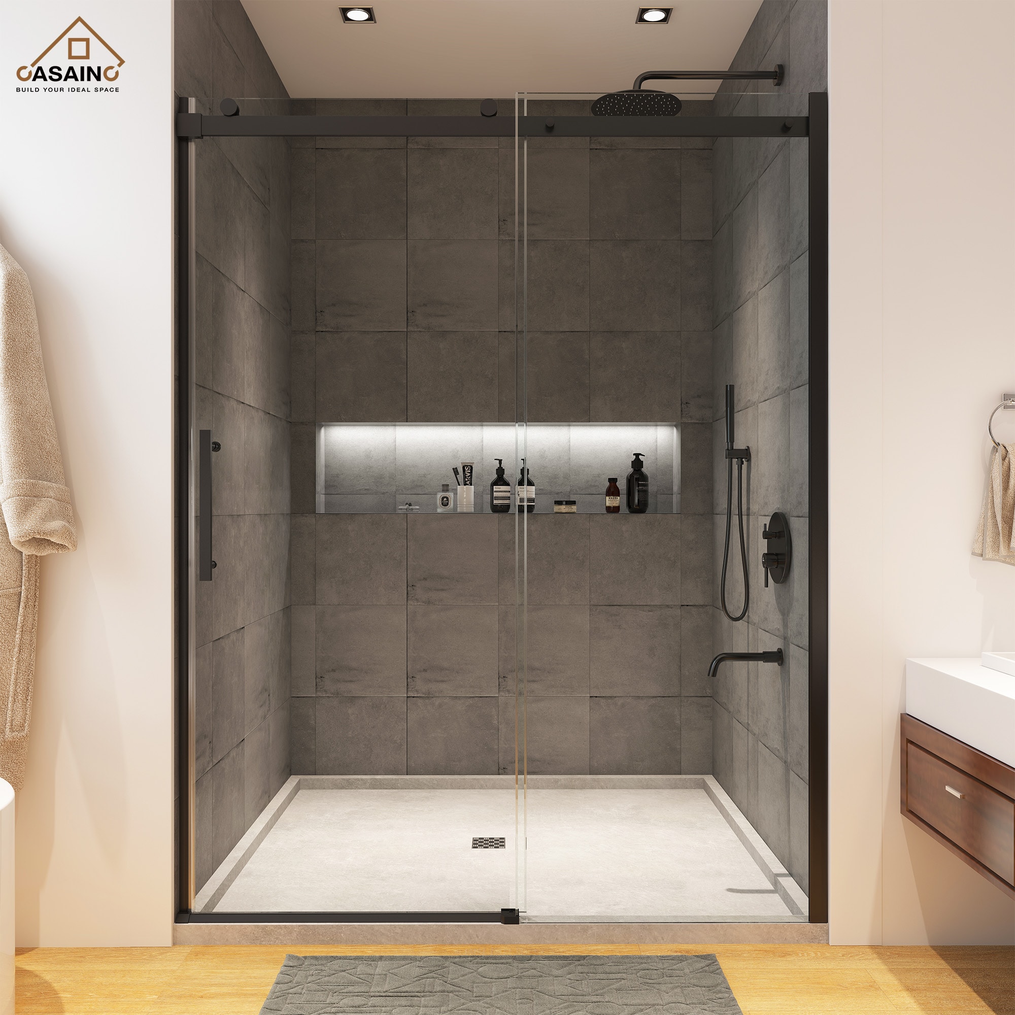 CASAINC SL-TL-C-T102 Shower-Doors - View #2