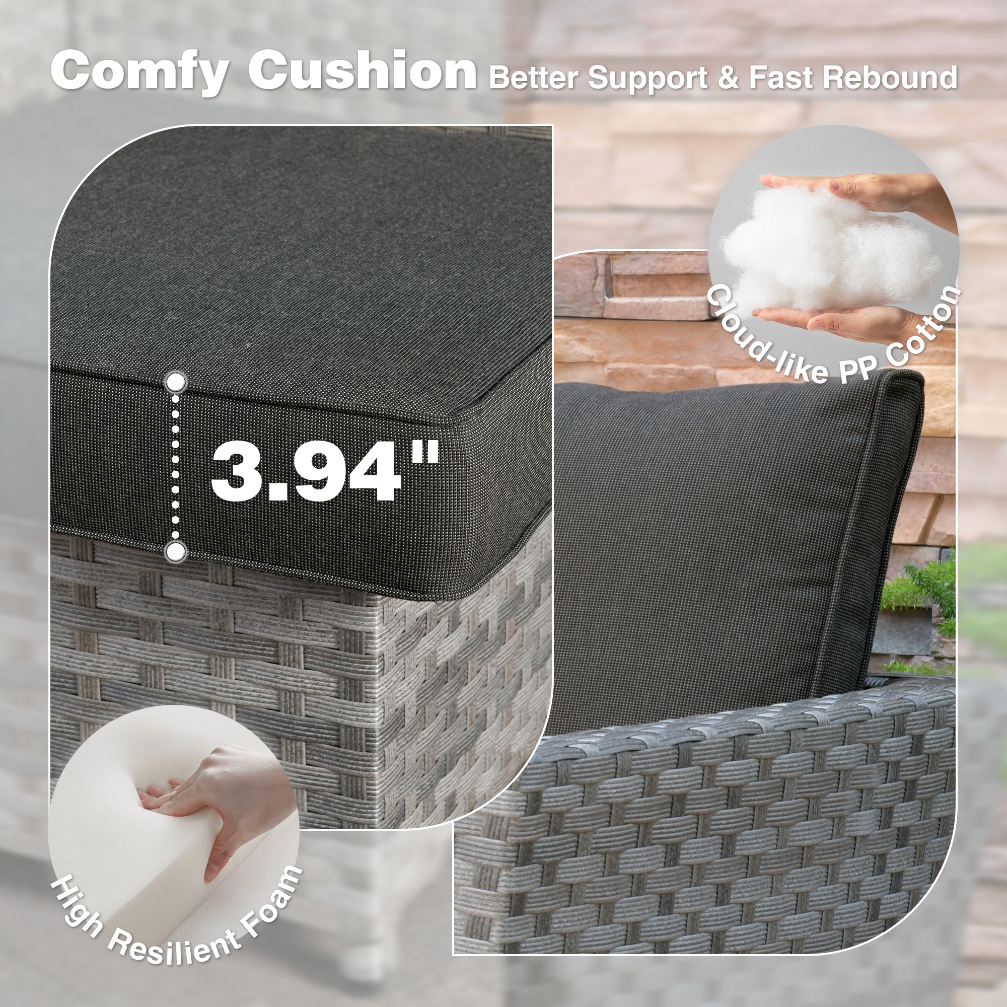 Pouuin SCFPBRS109 Patio-Sofas-Daybeds - View #6