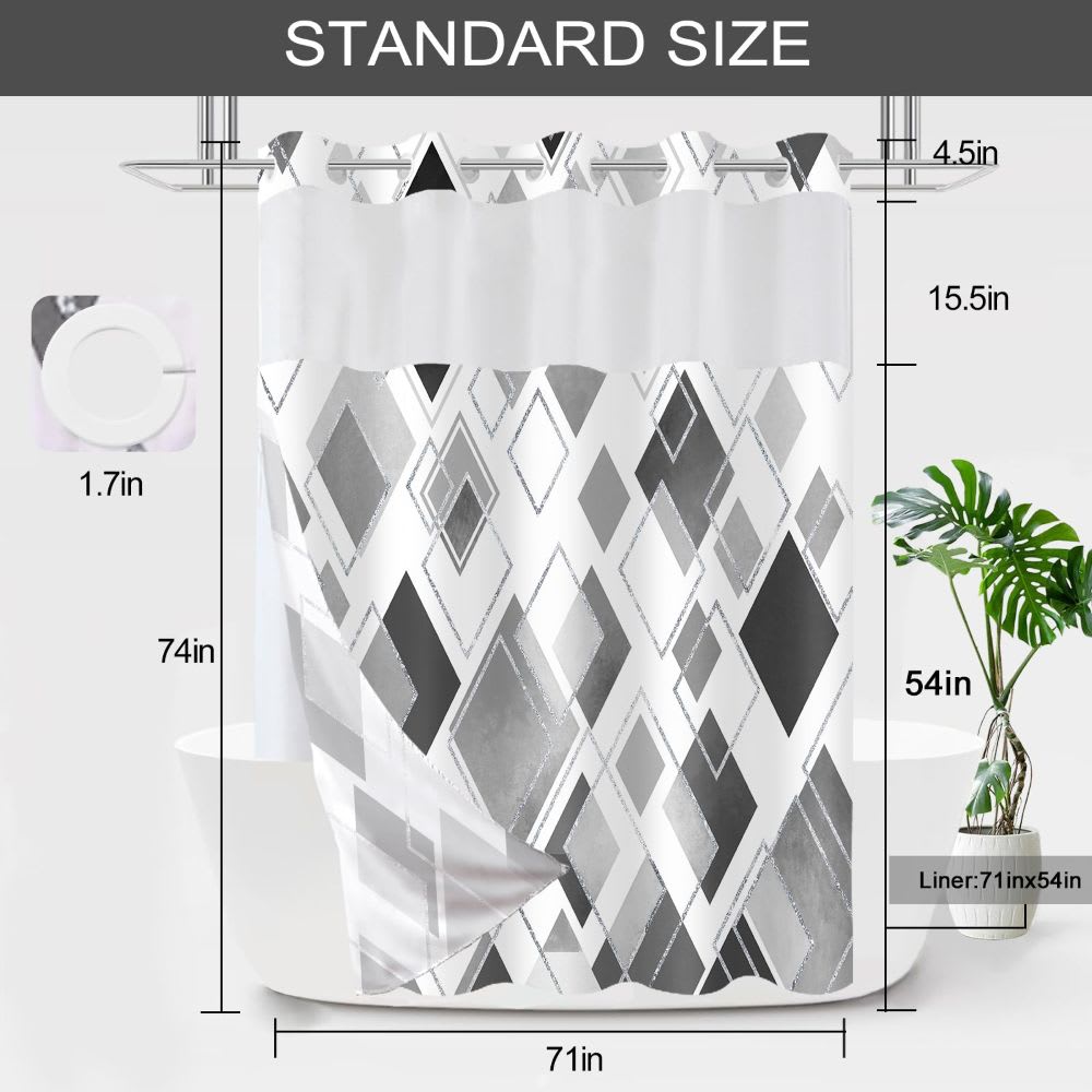 Etokfoks LET0401S08 Shower-Curtains-Liners - View #4