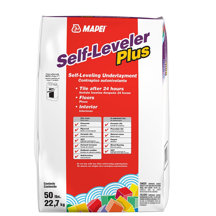 Mapei Self Leveler Plus 50 Lb Powder Indoor Leveling Underlayment In The Surface Preparation Department At Lowes Com