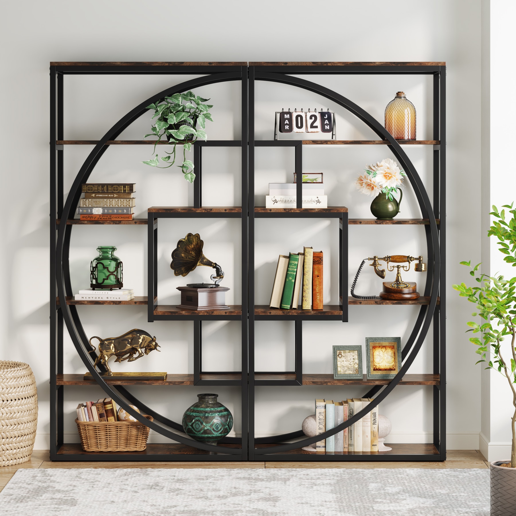 Tribesigns HOGA-XK00408 bookcases - View #3