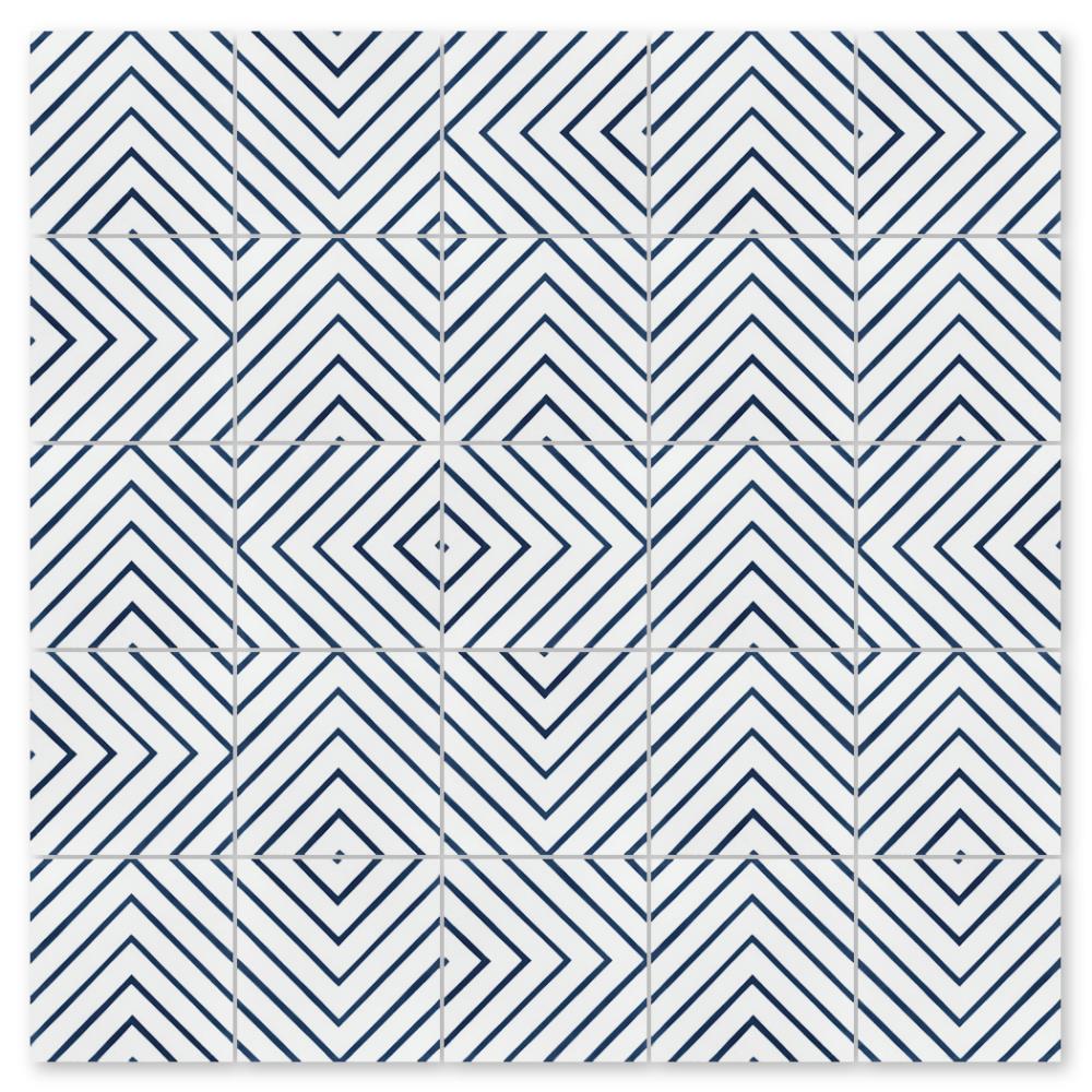 Villa Lagoon Tile (Sample) South Beach 8-in x 8-in Matte Cement ...