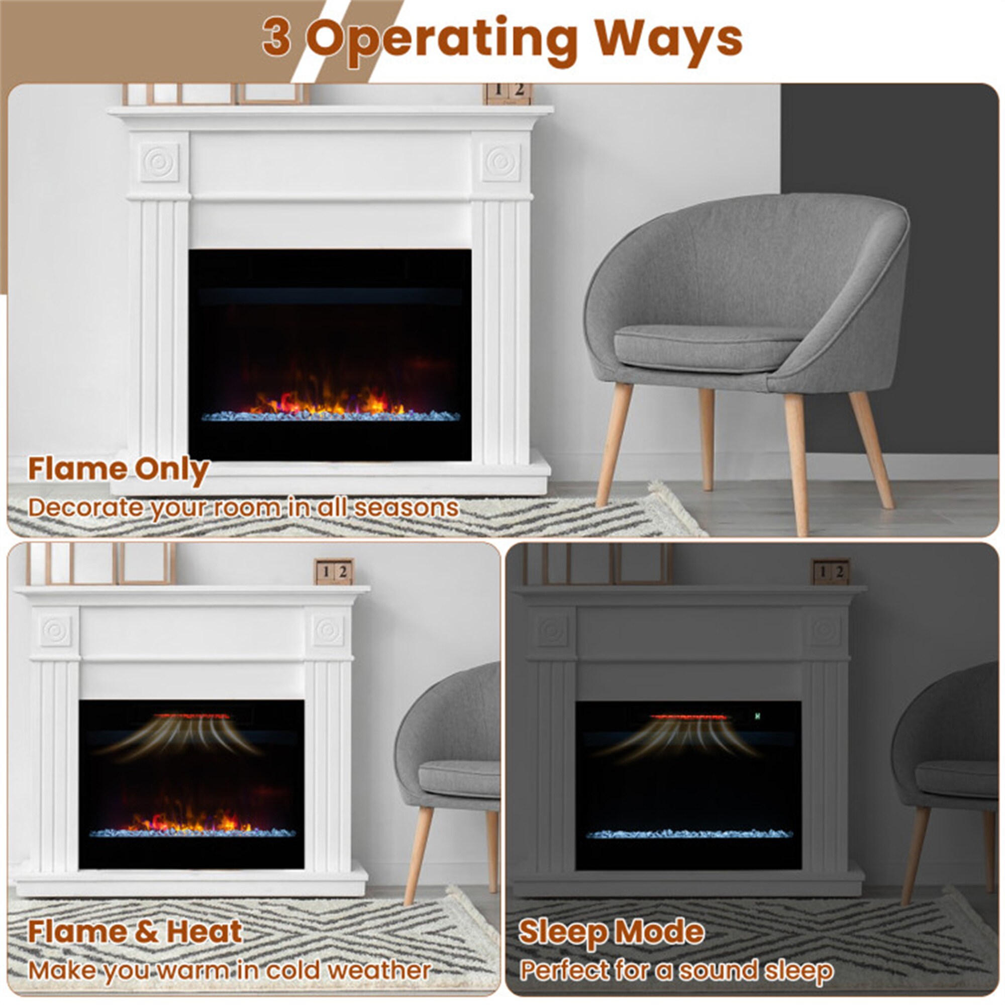 BABOOM BOM-357US-BK-CO Electric-Fireplaces - View #10