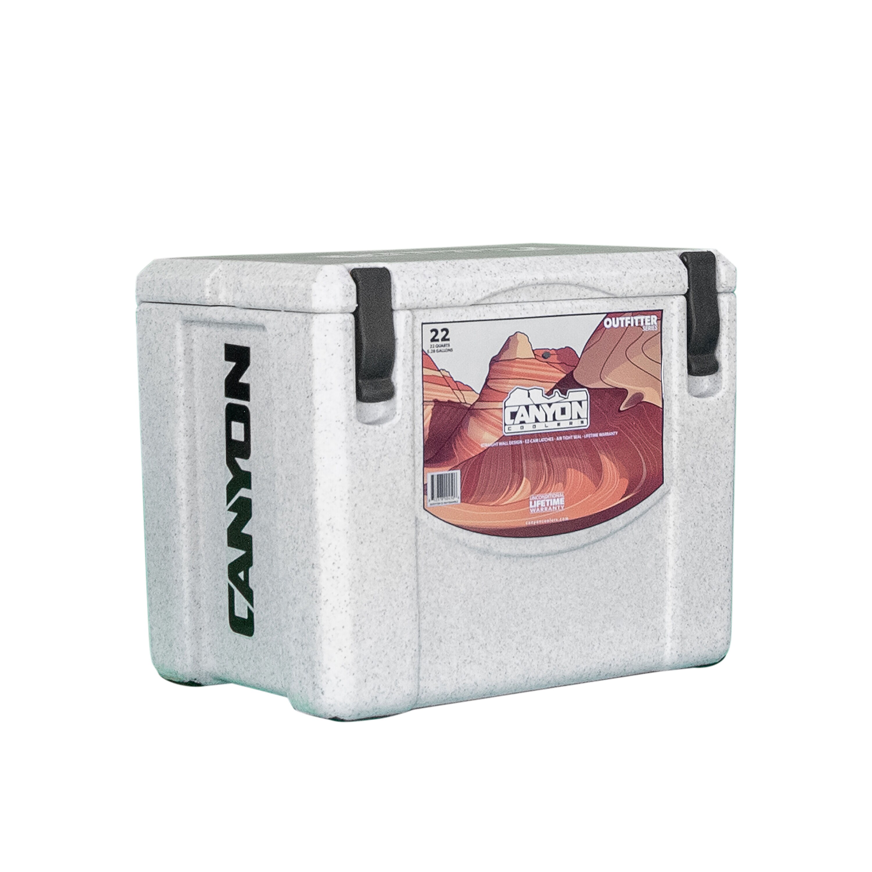 Canyon Coolers White Marble Insulated Lunch Box at