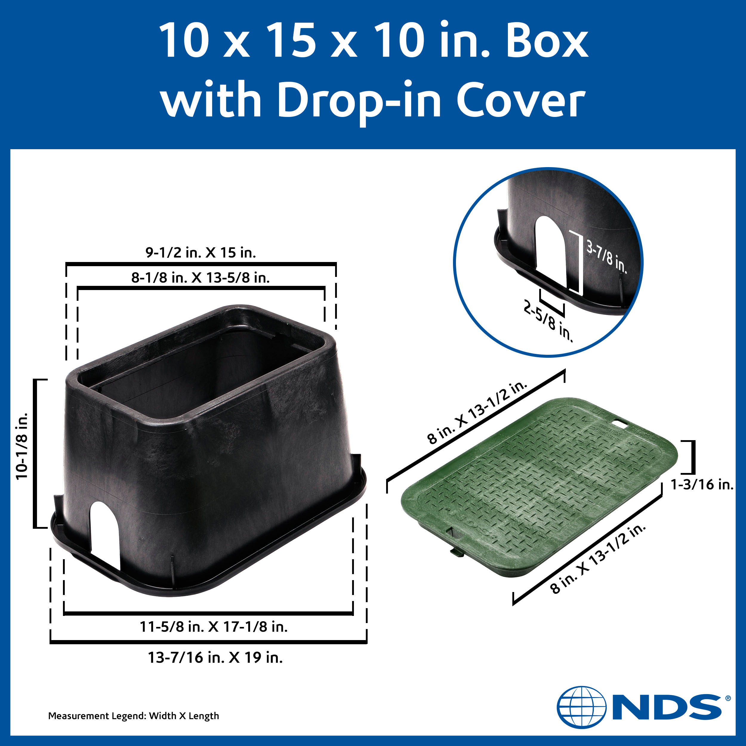 NDS D1000-SG Irrigation-Valve-Boxes - View #4