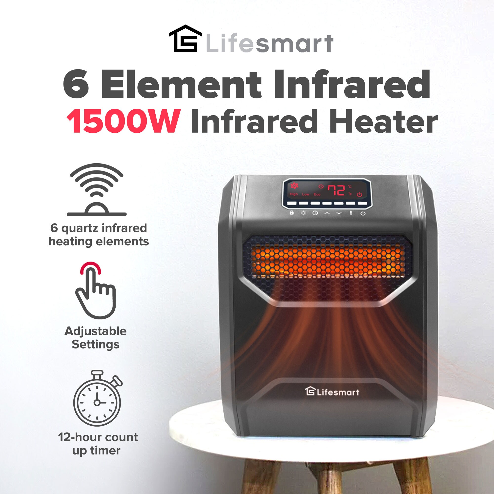 Lifesmart 404098 Portable-Electric-Heat - View #4