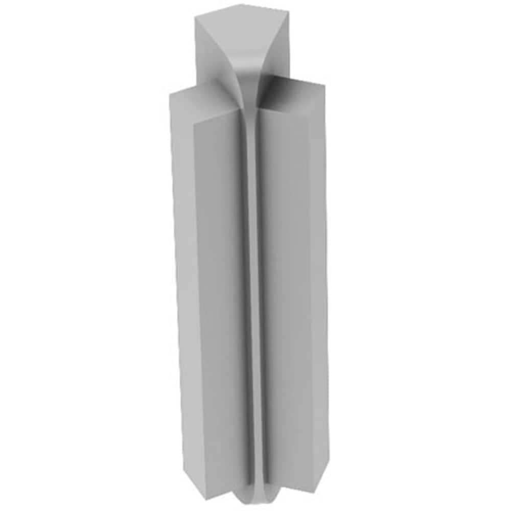 Schluter Systems I135RS80AE39 Rondec-Step 0.313-in W x 1.813-in L Satin anodized aluminum Aluminum Inside corner Tile Edge Trim
