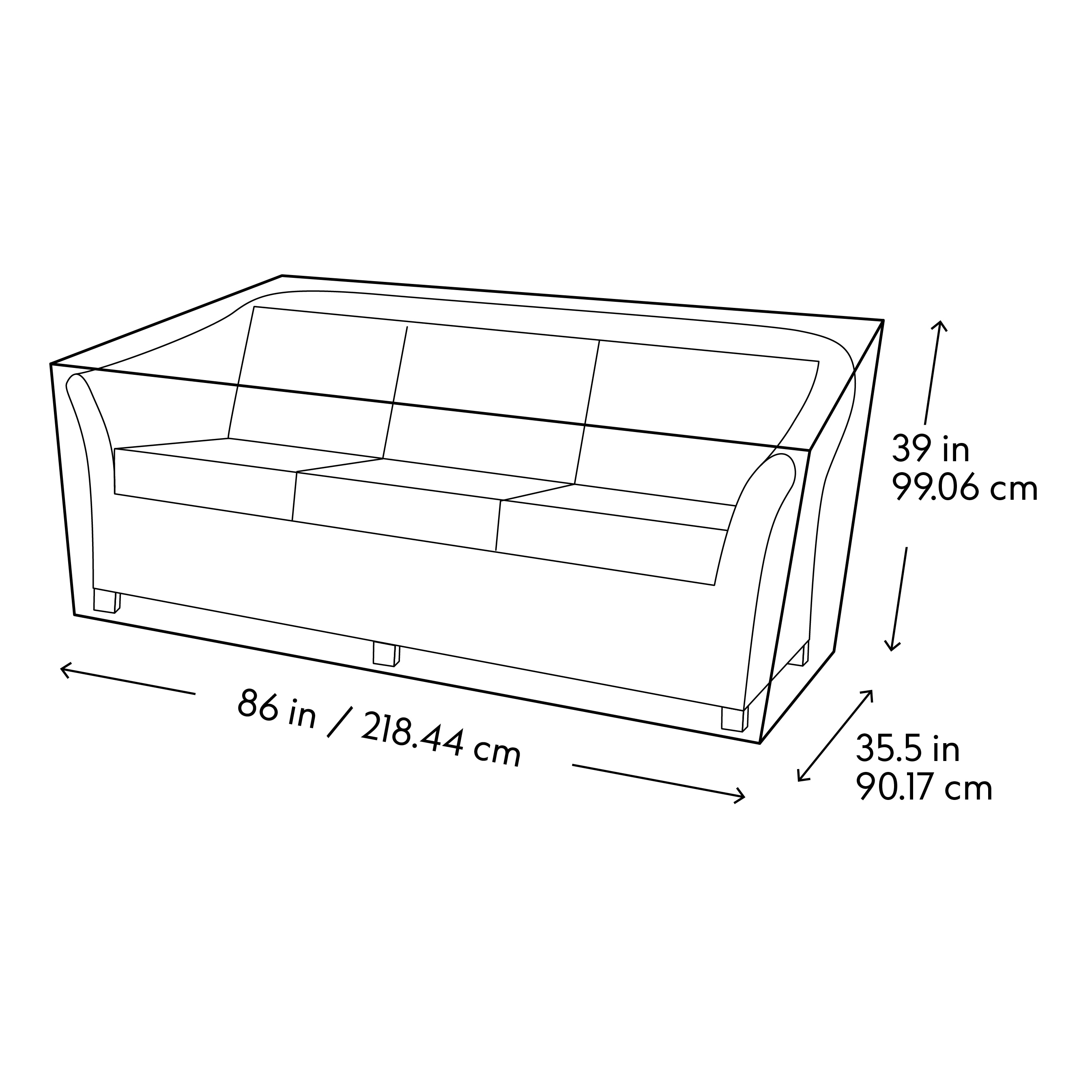Style Selections 17840LWSGD Patio-Furniture-Covers - View #2