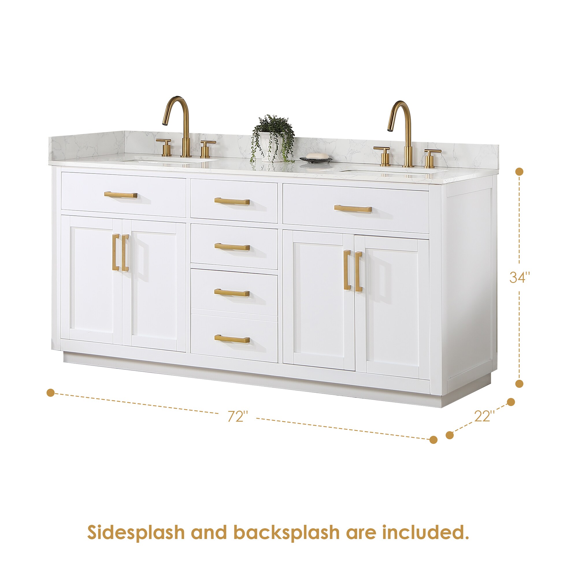 Altair 557072-WH-GW Bath-Vanity-Combo - View #10