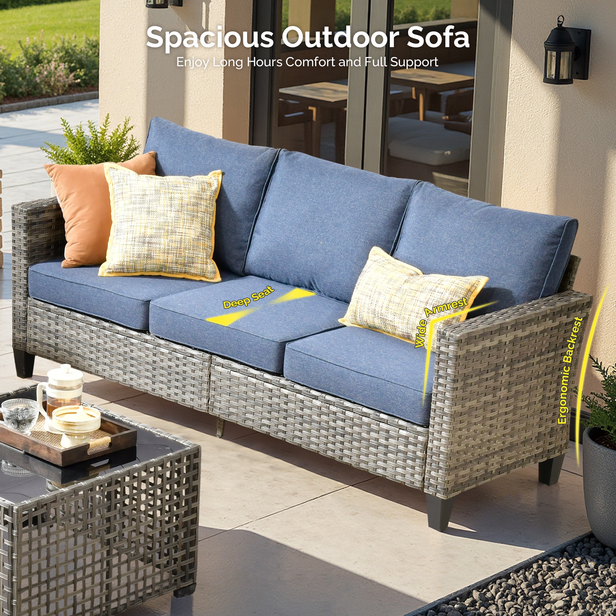 Caodoc L5-CFP03-GRS306 Patio-Sofas-Daybeds - View #2