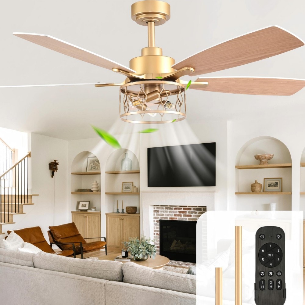 Oaks Decor DC255201OKEL-G Ceiling-Fans - View #2