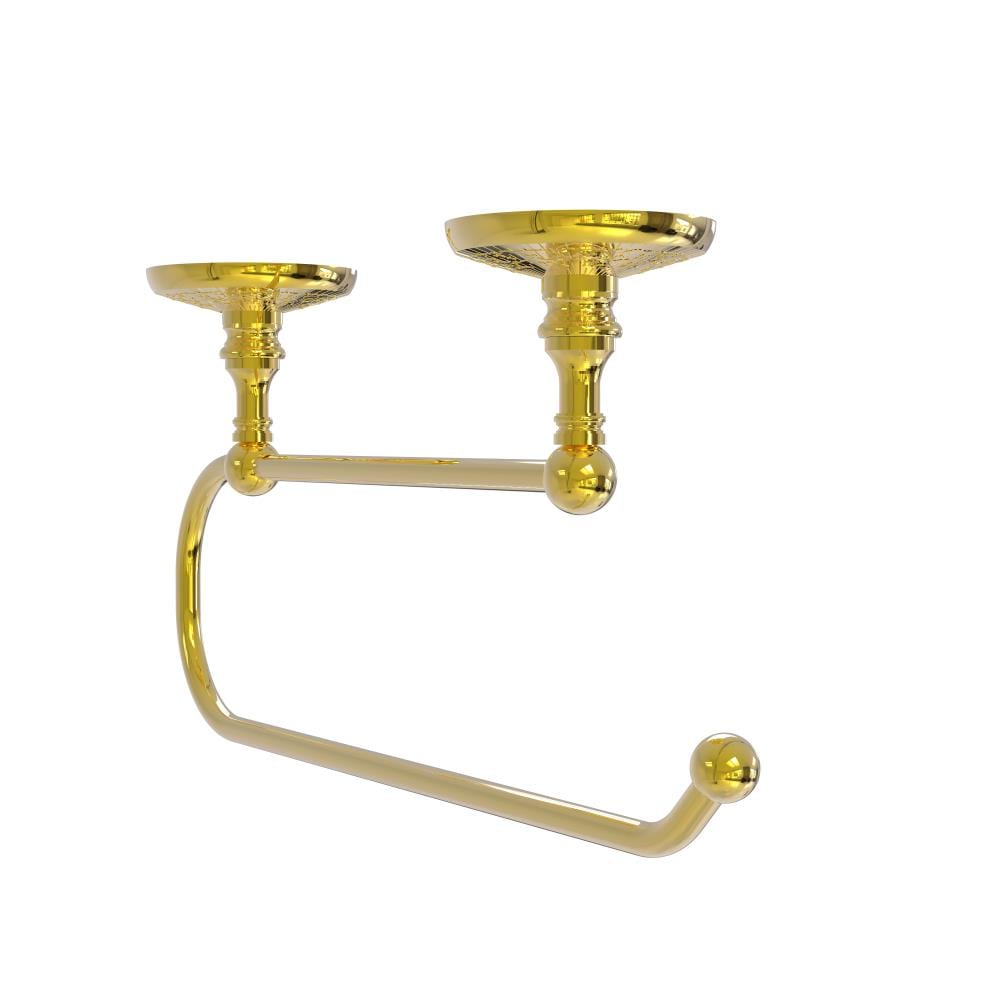 Under Cabinet Mounted Paper Towel Holder Latitude Run Color: Gold