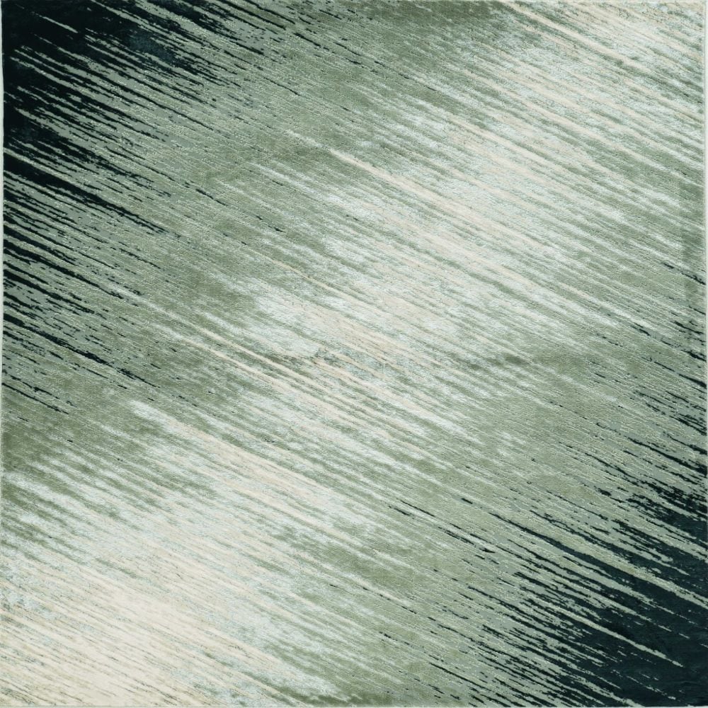 HomeRoots 353745 Bernadette 3 X 4 (ft) Rag Silver Gray Indoor Abstract Area Rug