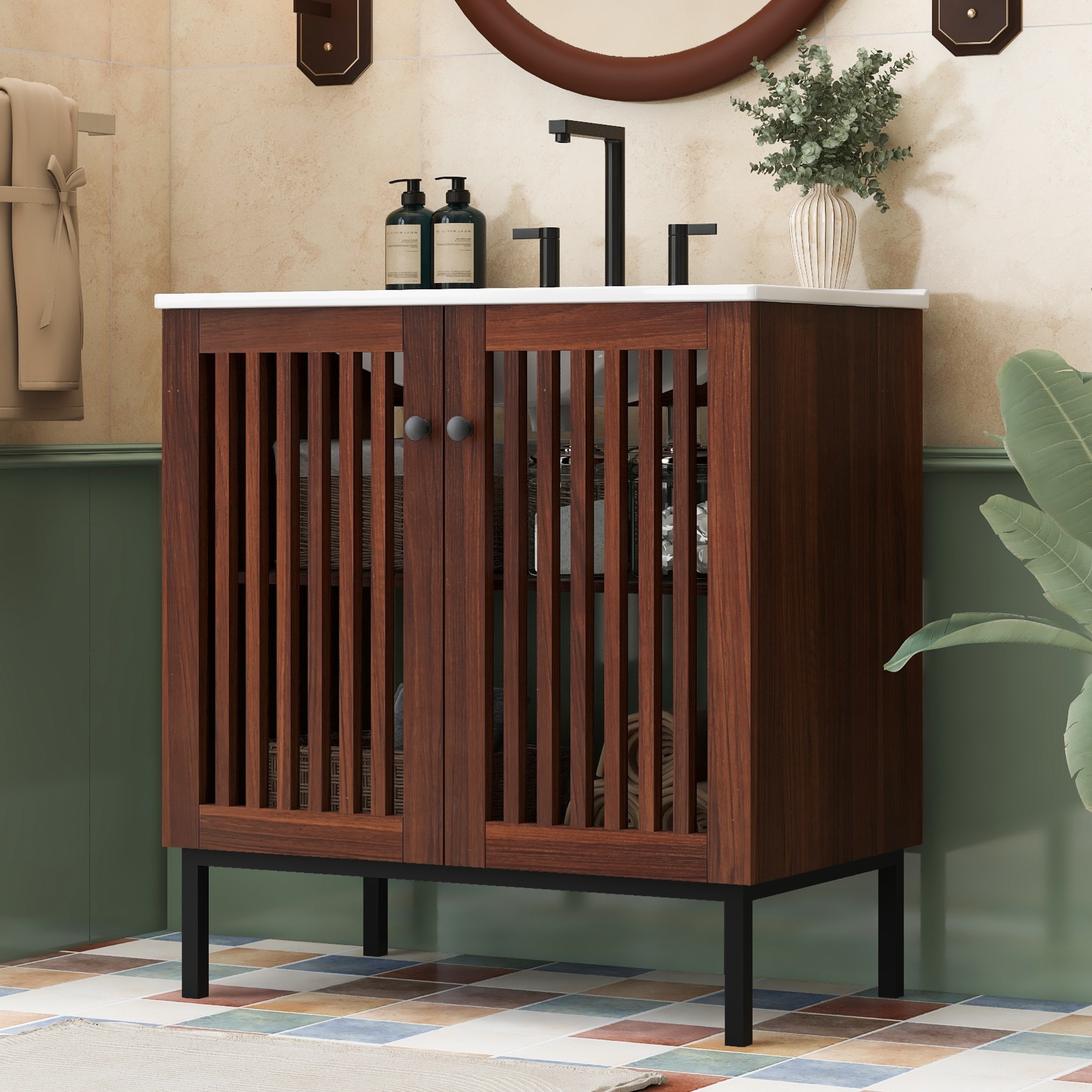 WELLFOR EX3BMBL-40-24 Bath-Vanity-Combo - View #3