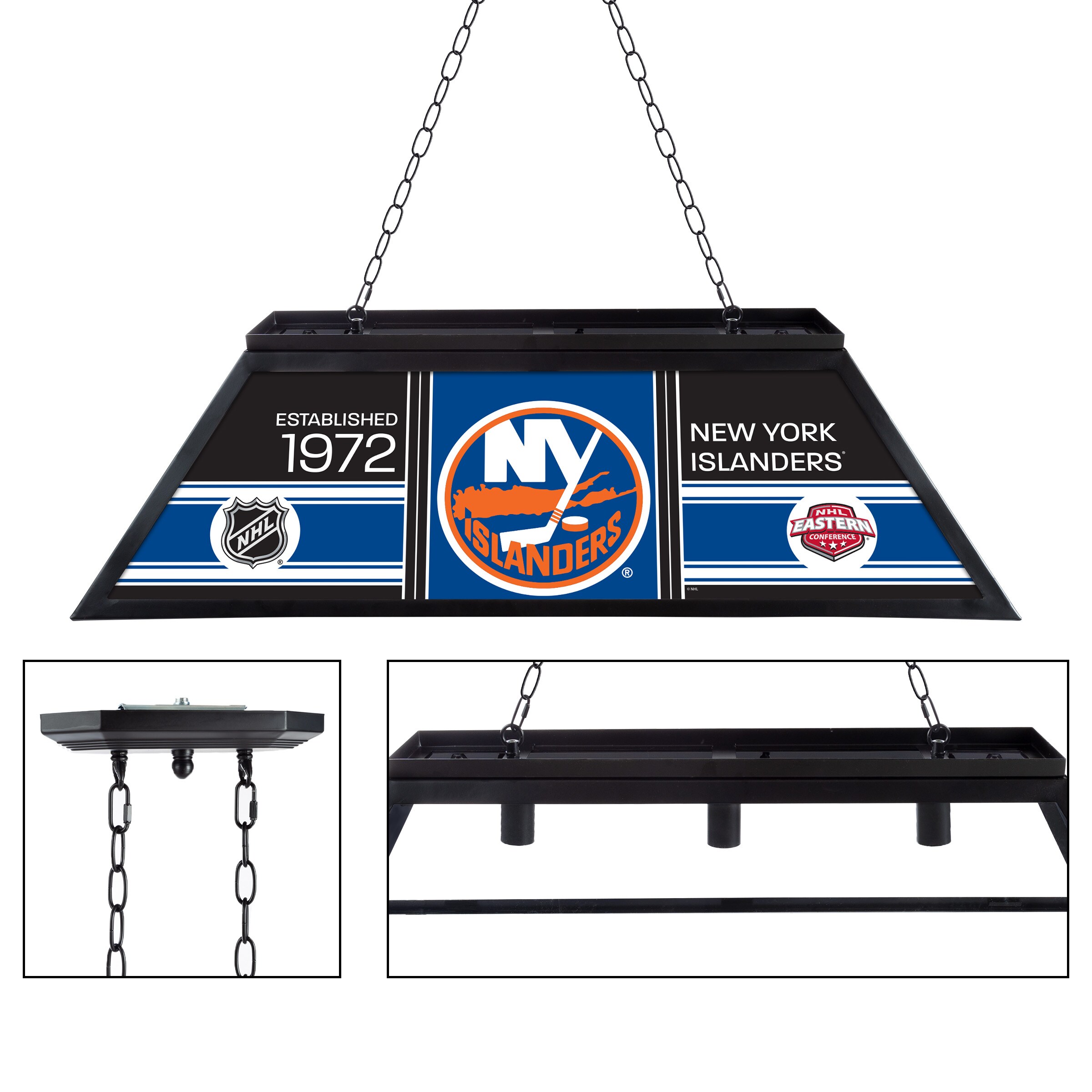 Trademark Gameroom NHL4400-NYI-PCH Pool-Table-Lighting - View #5