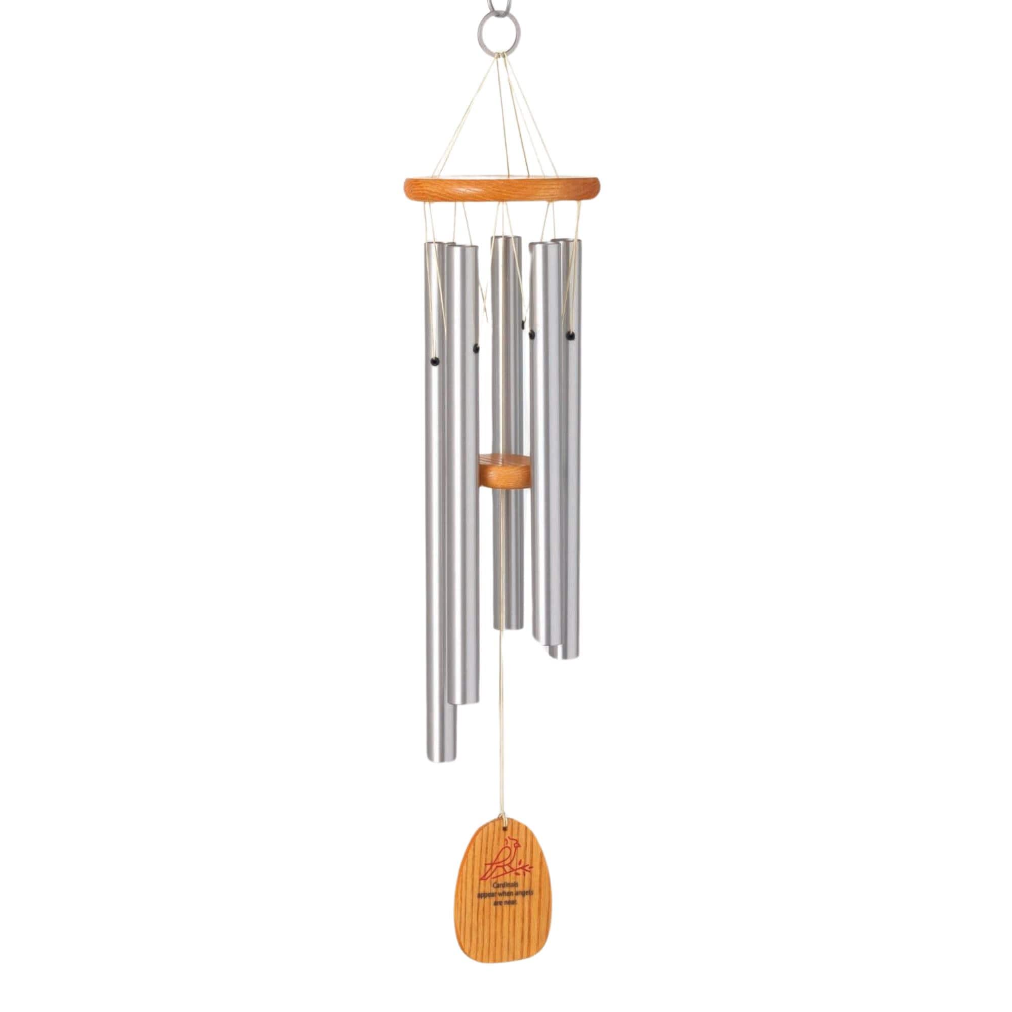 Woodstock Chimes WRCA 25-Inches Silver Metal Wind Chime