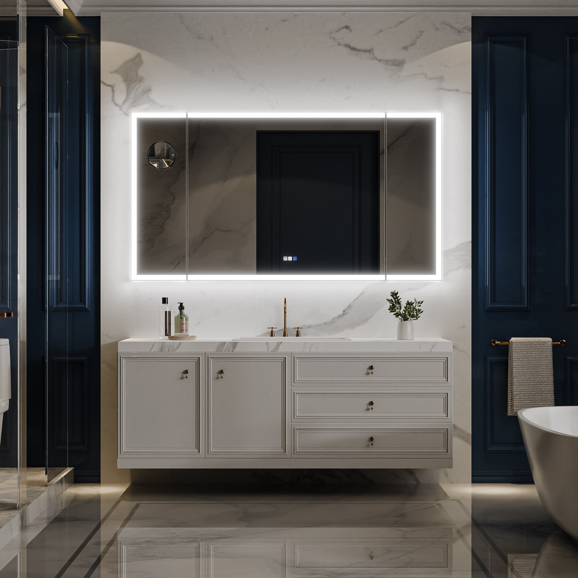 ExBrite EXBM6636V9FB Framed-Bath-Mirrors - View #11