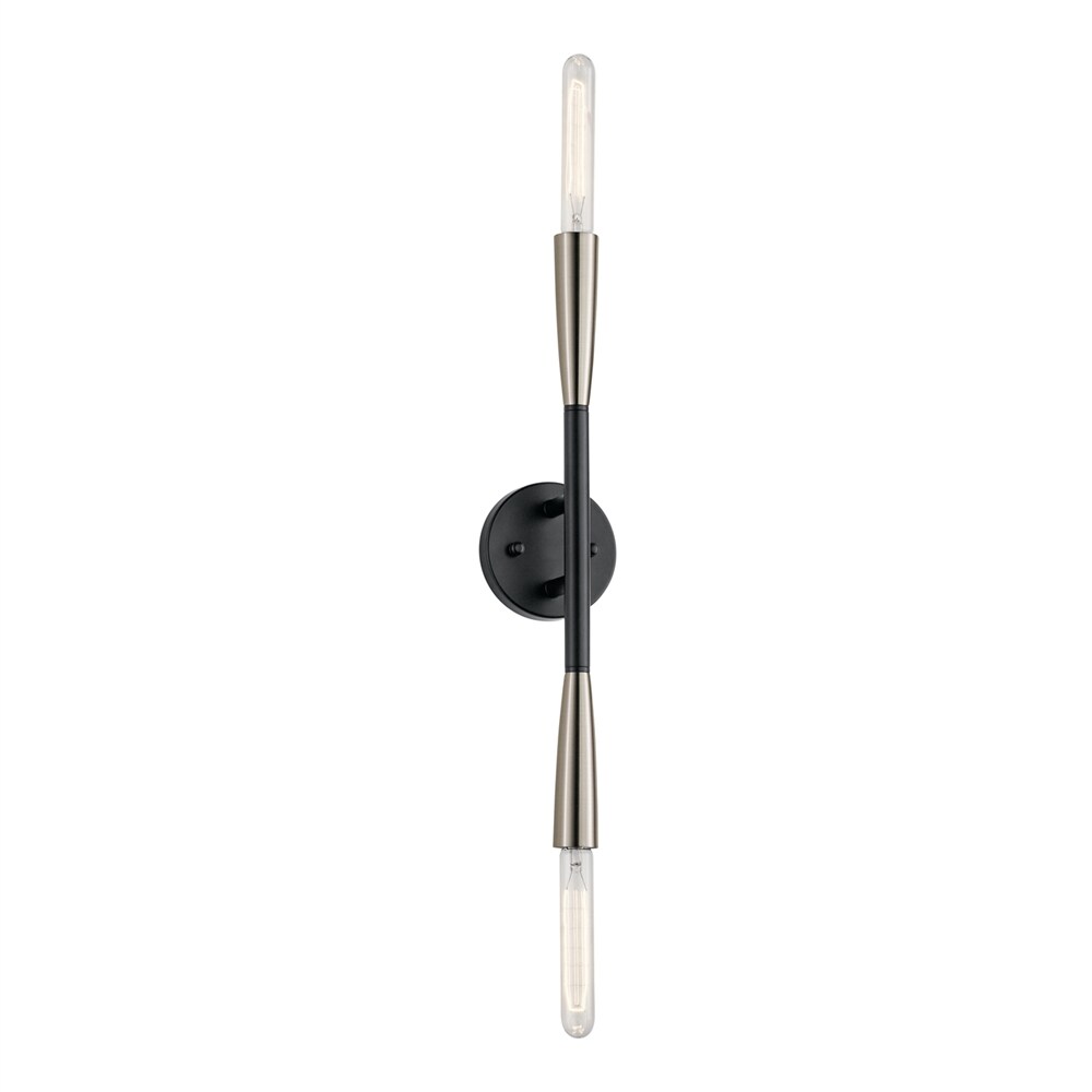 Modern Ambient Black Steel Dimmable Wall Sconce