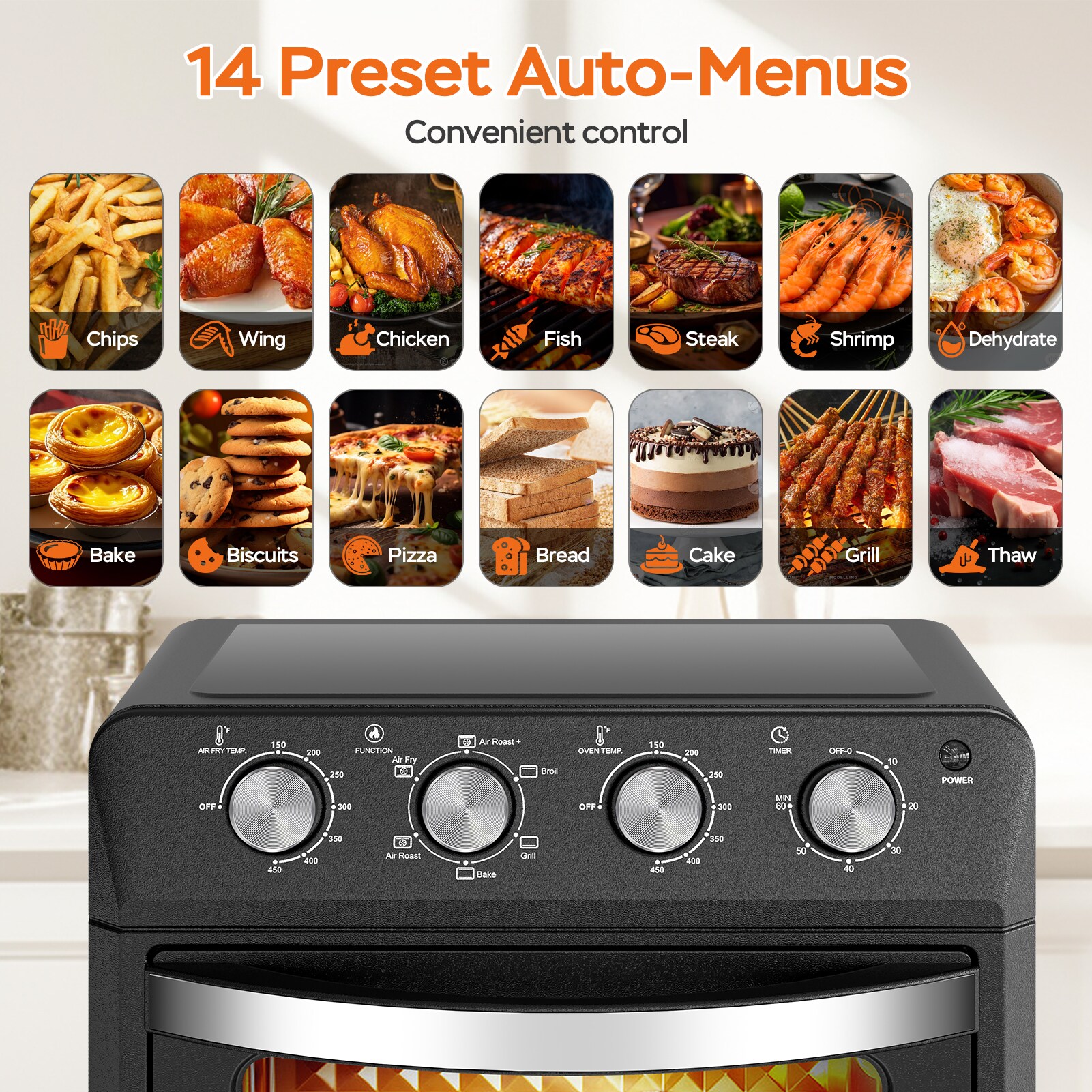 Elite Gourmet CLF-P415296 Countertop-Toaster-Ovens - View #3