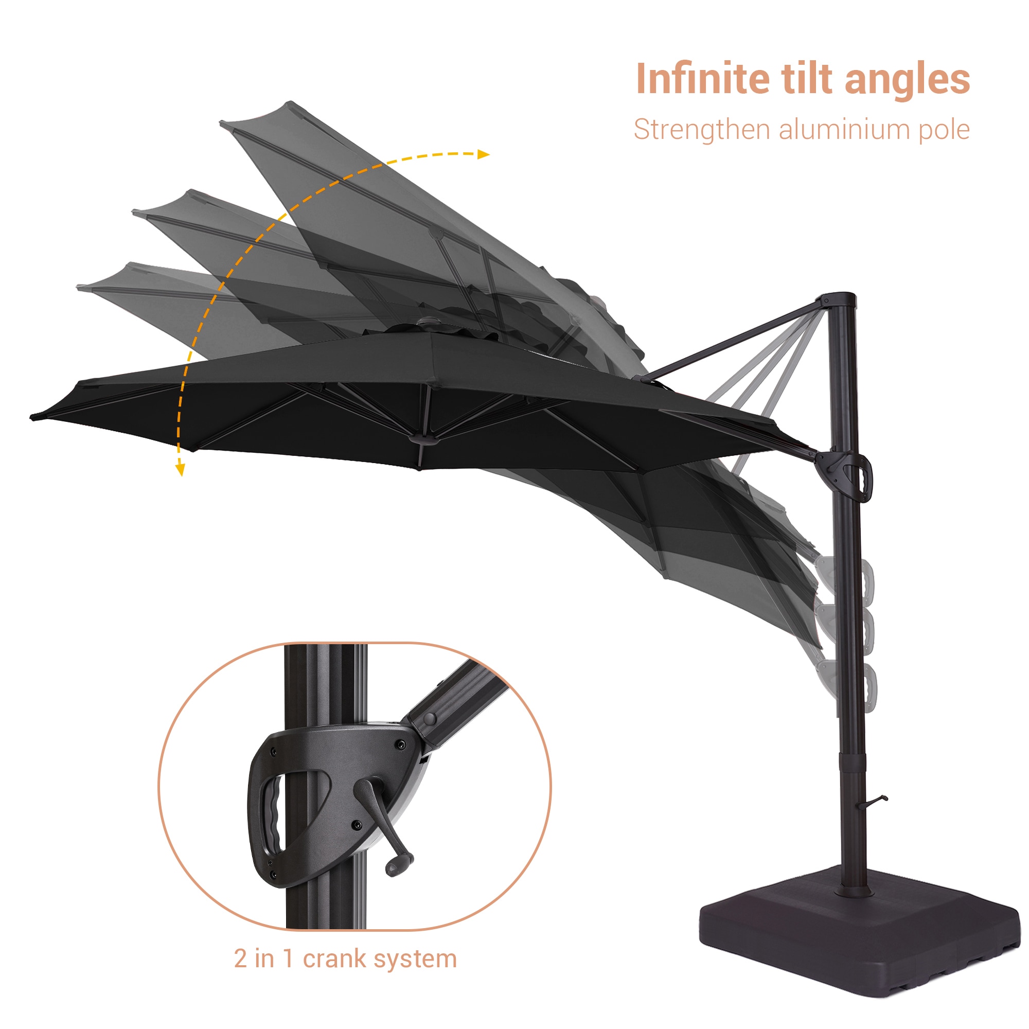ACEGOSES LW-1159BK-LED-WB Umbrellas-2 - View #5