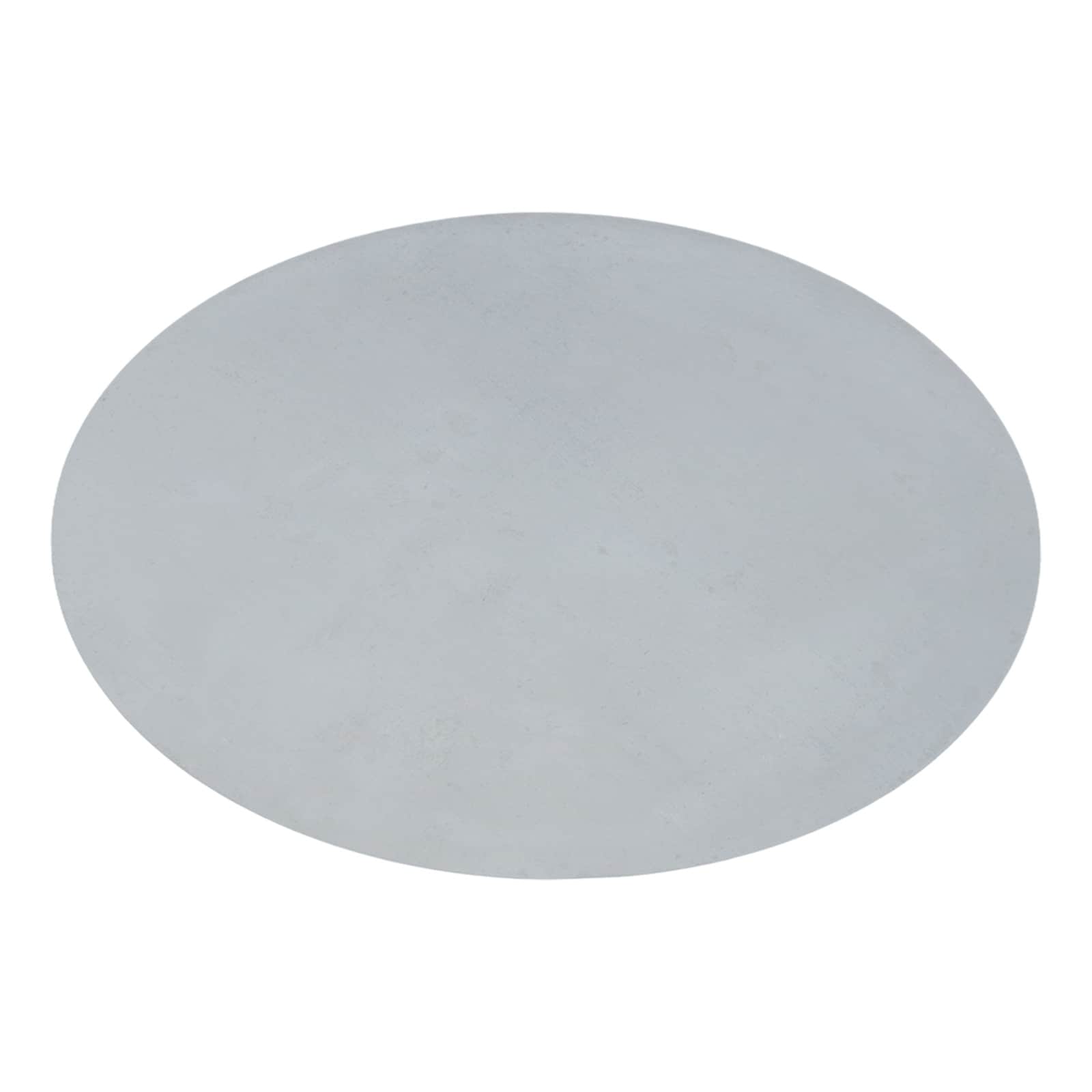 Unique Bargains 1/16inch(1mm) x 12inch Steel Plate Black Hot Rolled A36 Steel Sheet Plate Base Round Weldable Metal Discs for Industrial Construction Structural Support