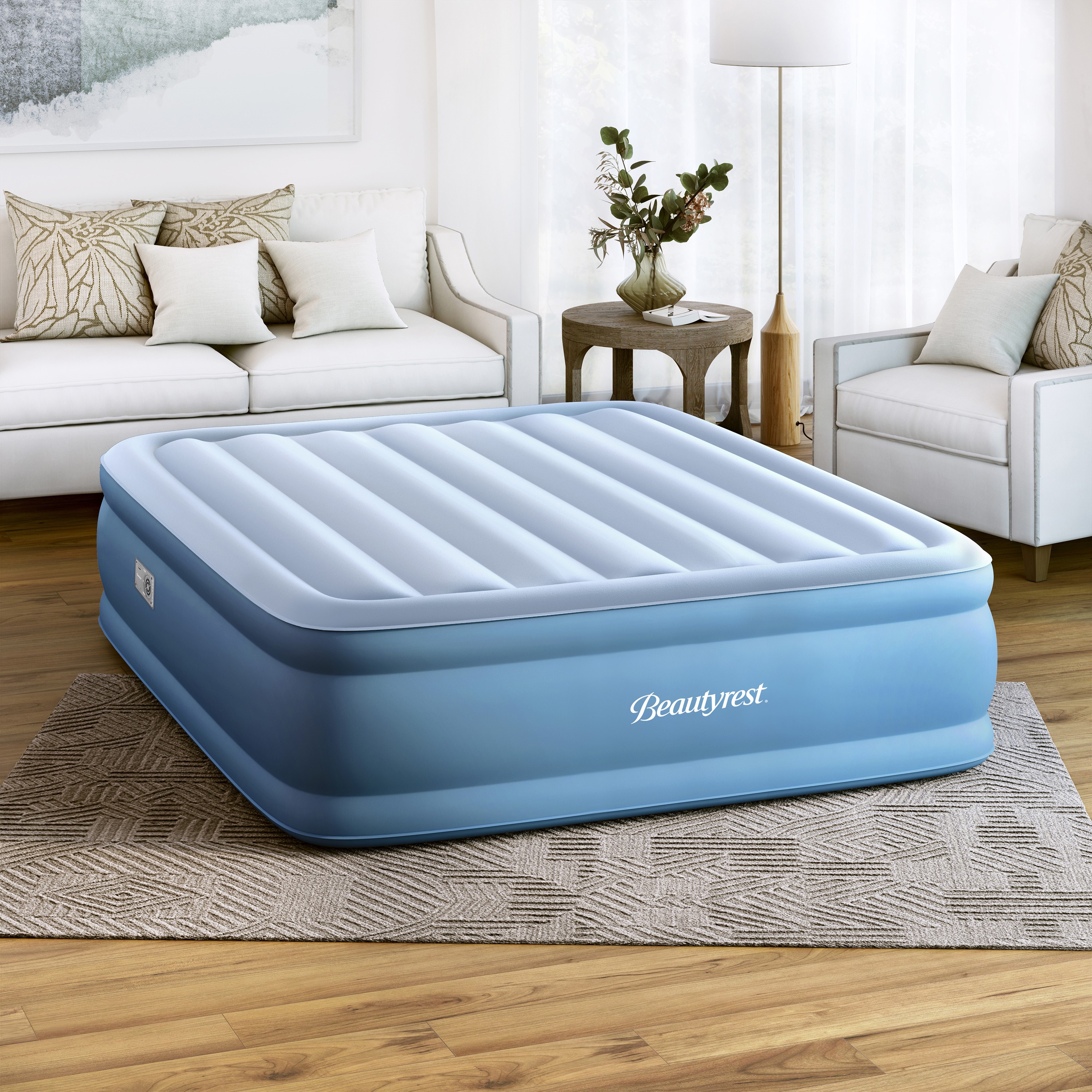 Beautyrest MM07917QN Sensarest Inflatable Air Mattress with Built in Sure-Lock Inset Pump