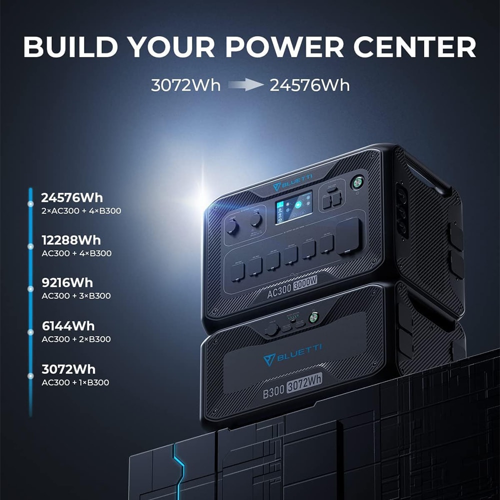 BLUETTI AC300+B300 Solar-Generators - View #8