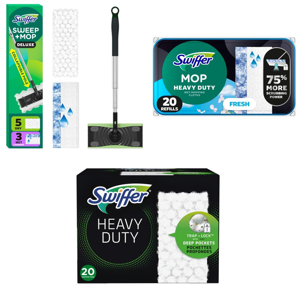   Sweep + Mop Deluxe Starter Kit + Wet & Dry Refills