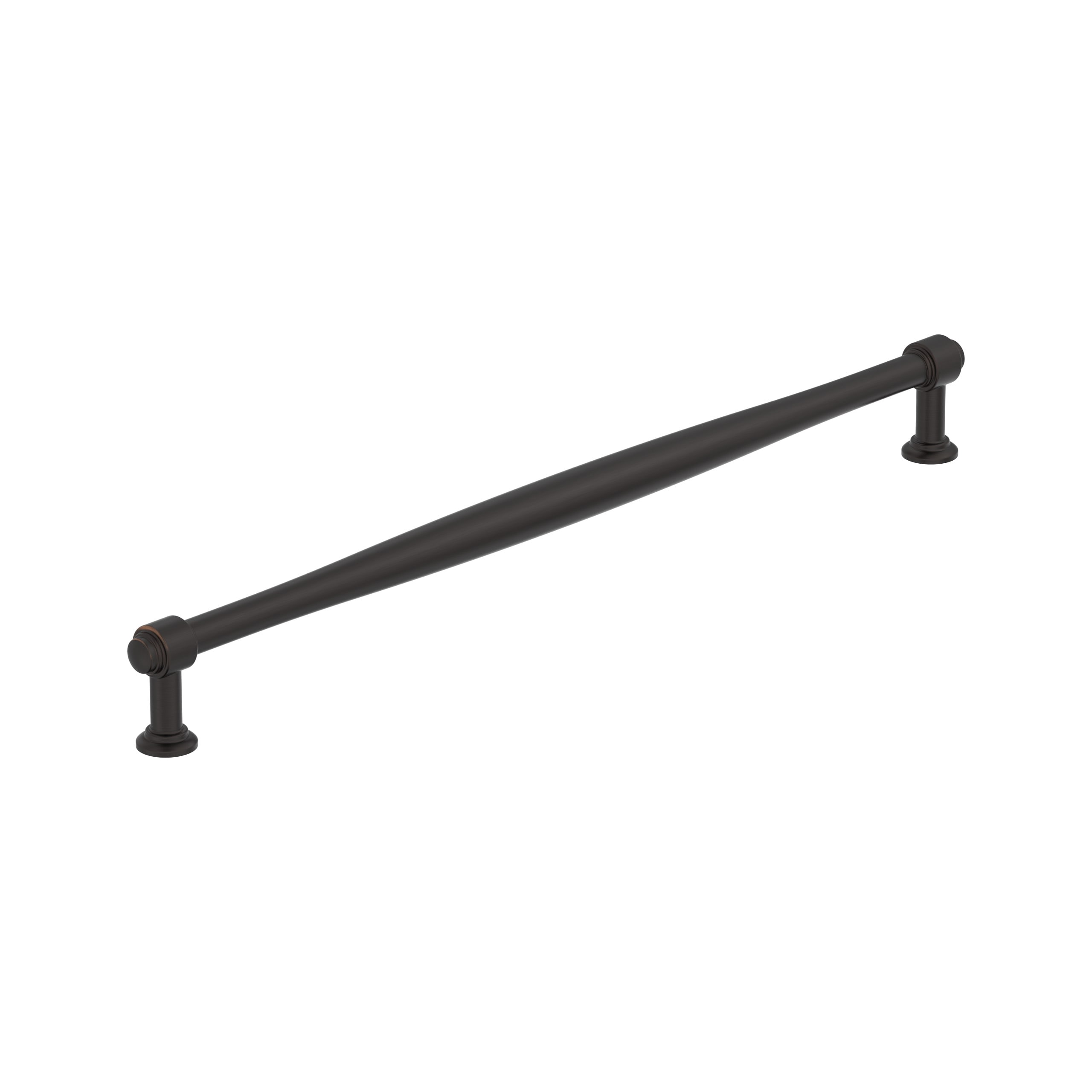 Amerock BP37730ORB Enlivity 18-in , 457mm Center to Center Oil-Rubbed Bronze Cylindrical Bar For Use on Appliances Drawer Pulls