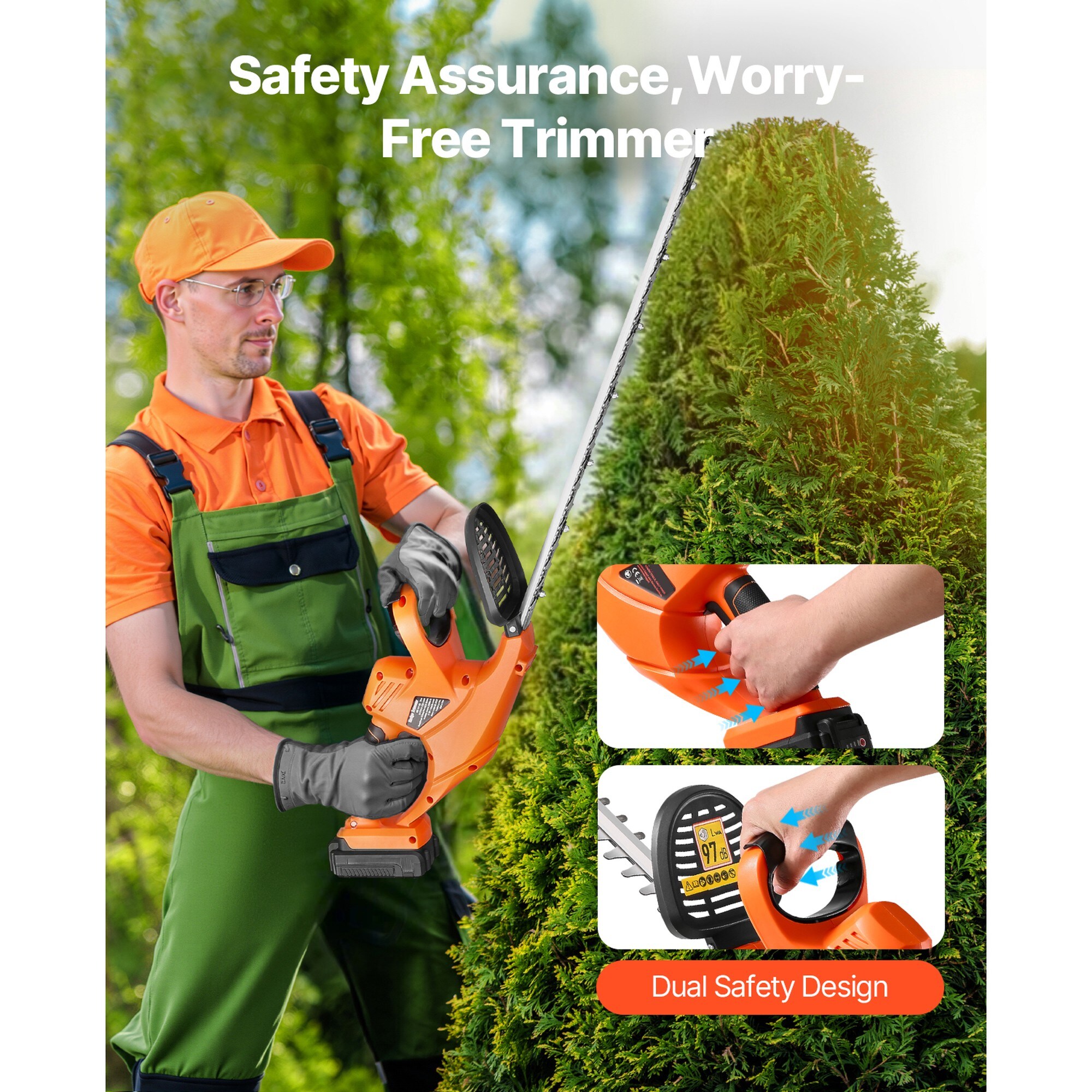 Angel Sar L2MJA417DE01 Cordless-Hedge-Trimmers - View #6