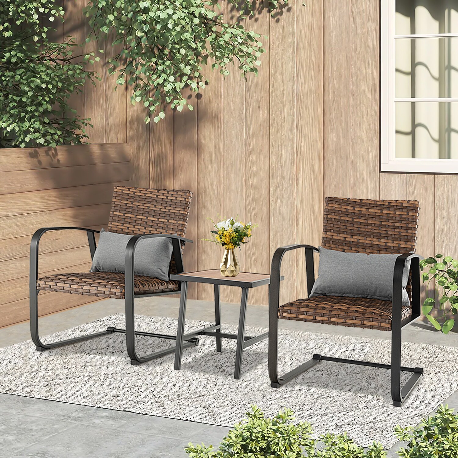 WELLFOR TDS10970 Patio-Conversation-Sets - View #2