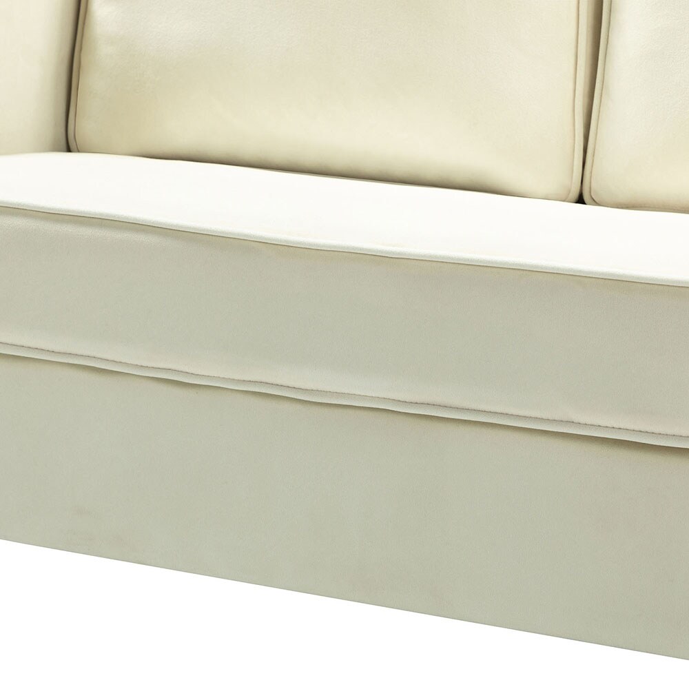 14 Karat Home SFMSY0083-IVORY Sofas-Loveseats - View #4