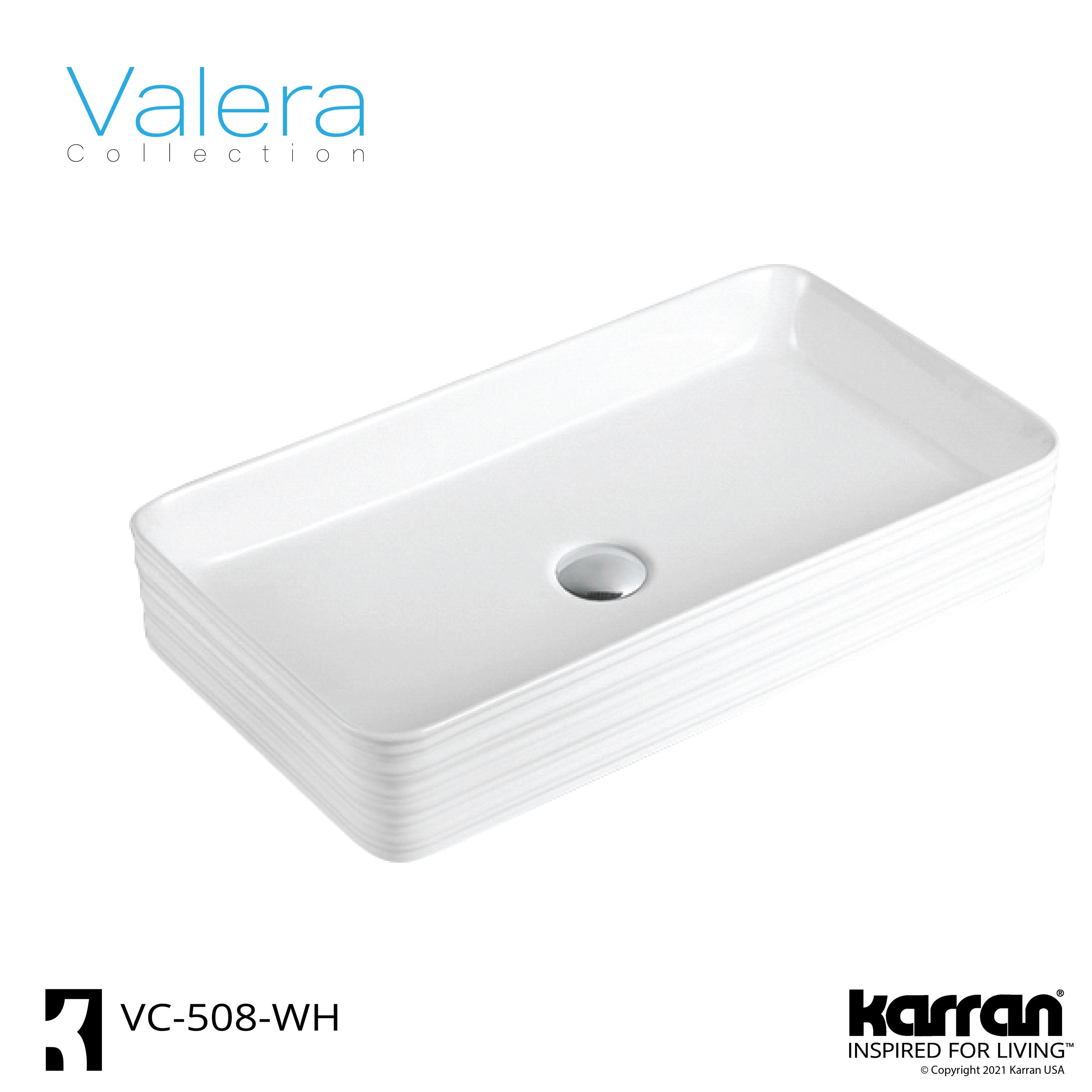 Karran VC-508-WH Bath-Sink - View #2