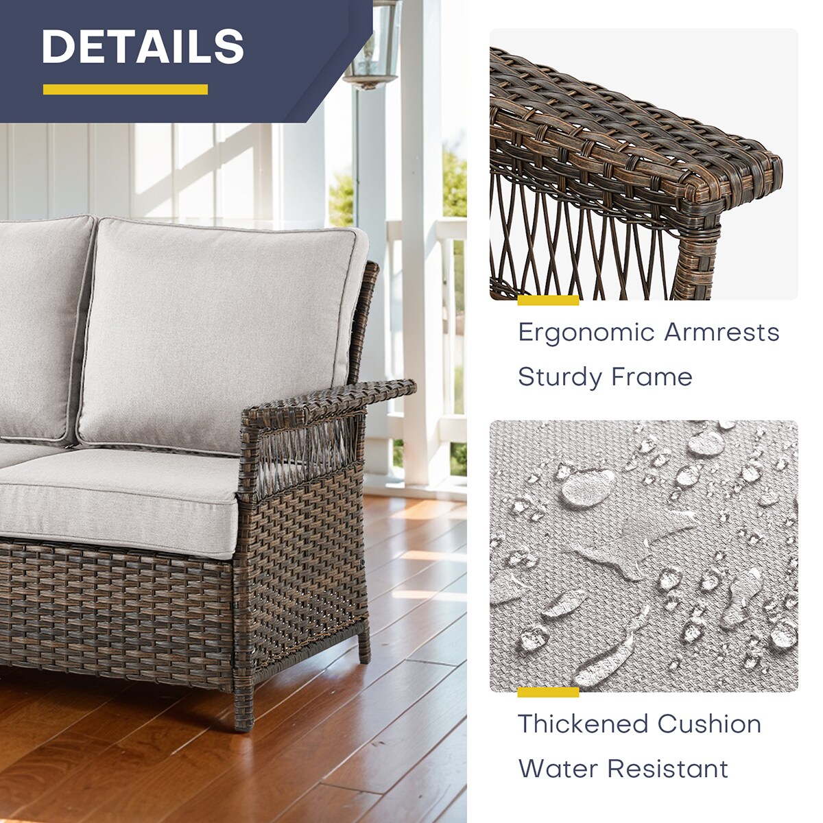 Rilyson FSSLBR13-2 Patio-Sofas-Daybeds - View #4