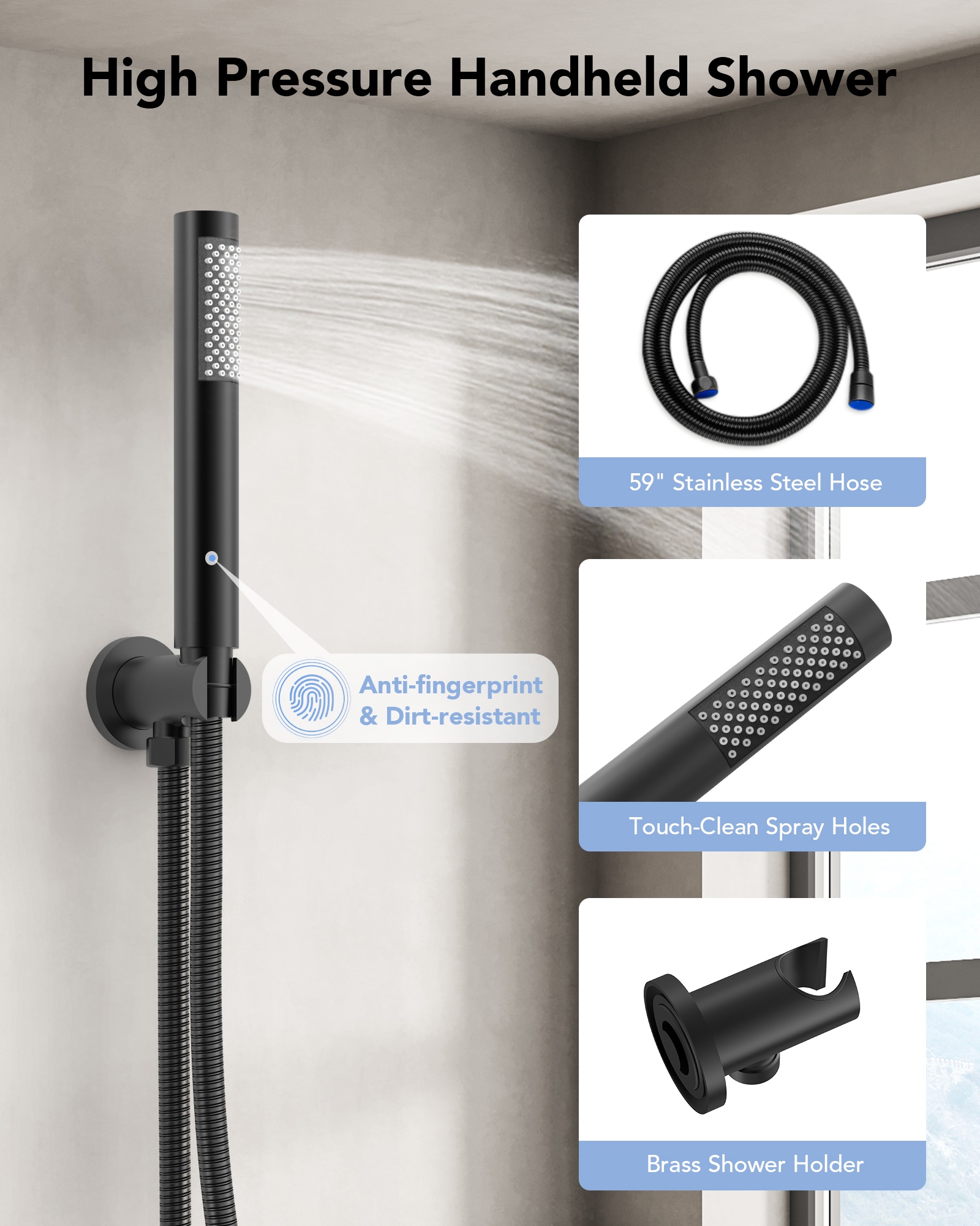 EVERSTEIN Q-897-OTOP Showerhead-Bar-Panels - View #5