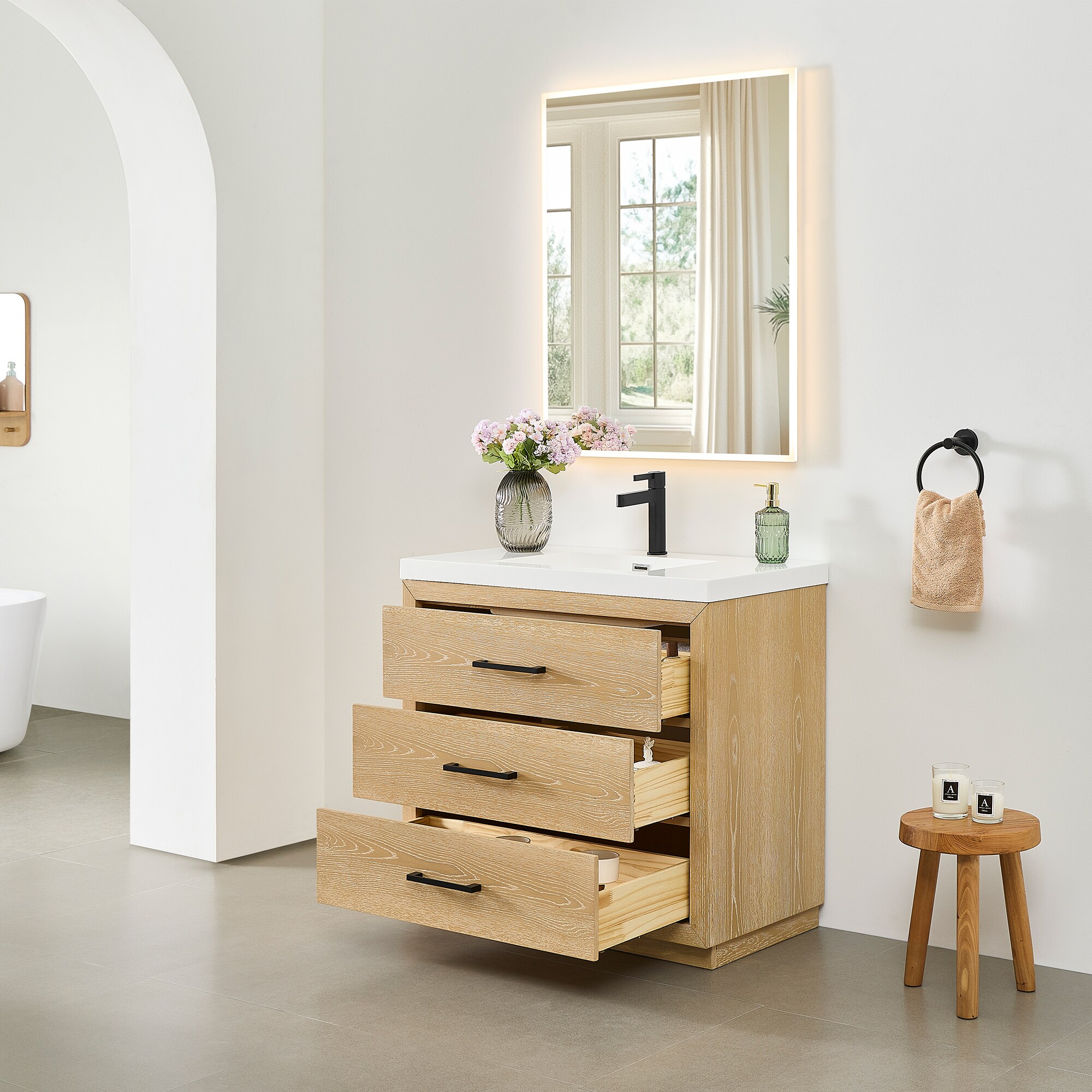 Altair 579036-WO-WH Bath-Vanity-Combo - View #4