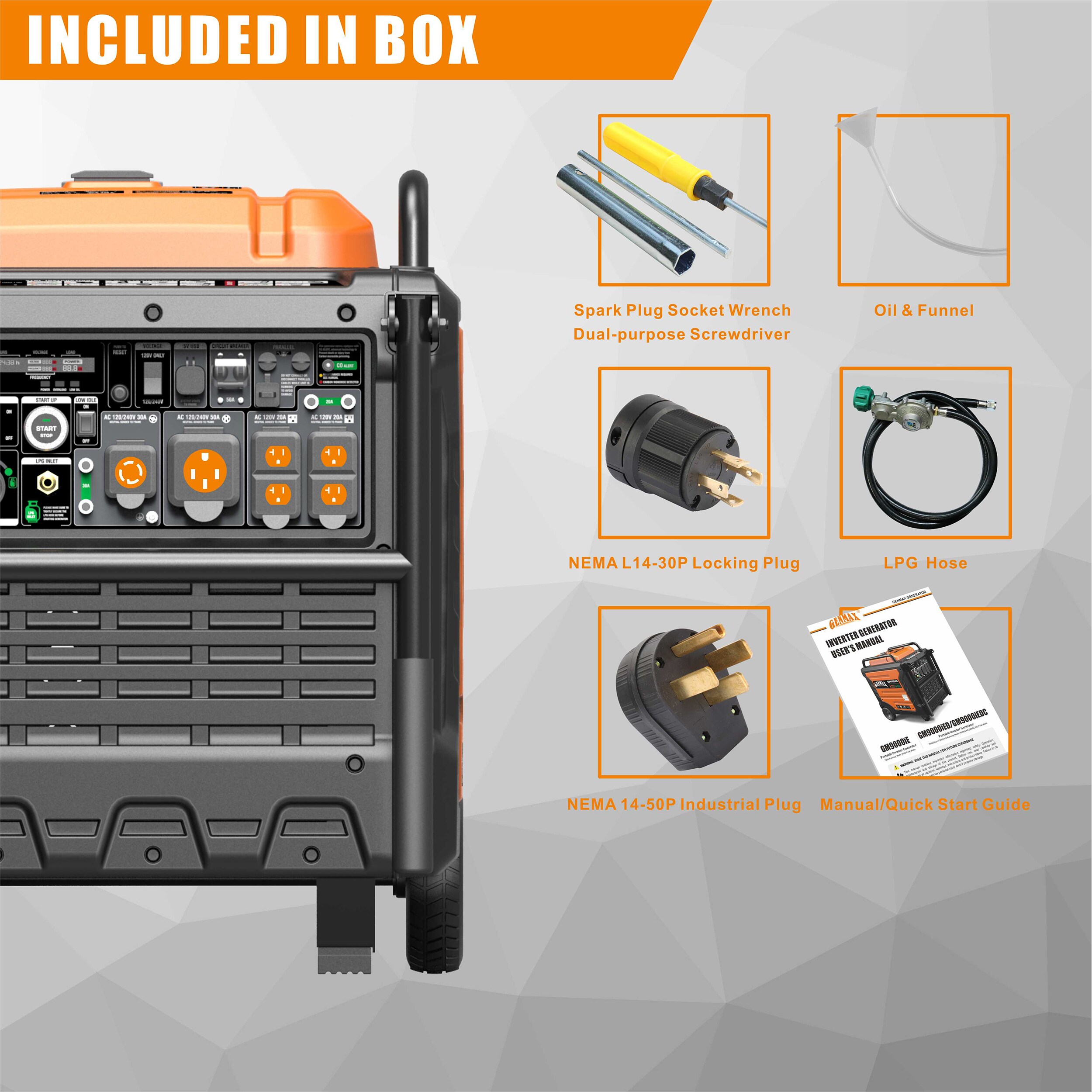GENMAX GM9000IED Inverter-Generators - View #7