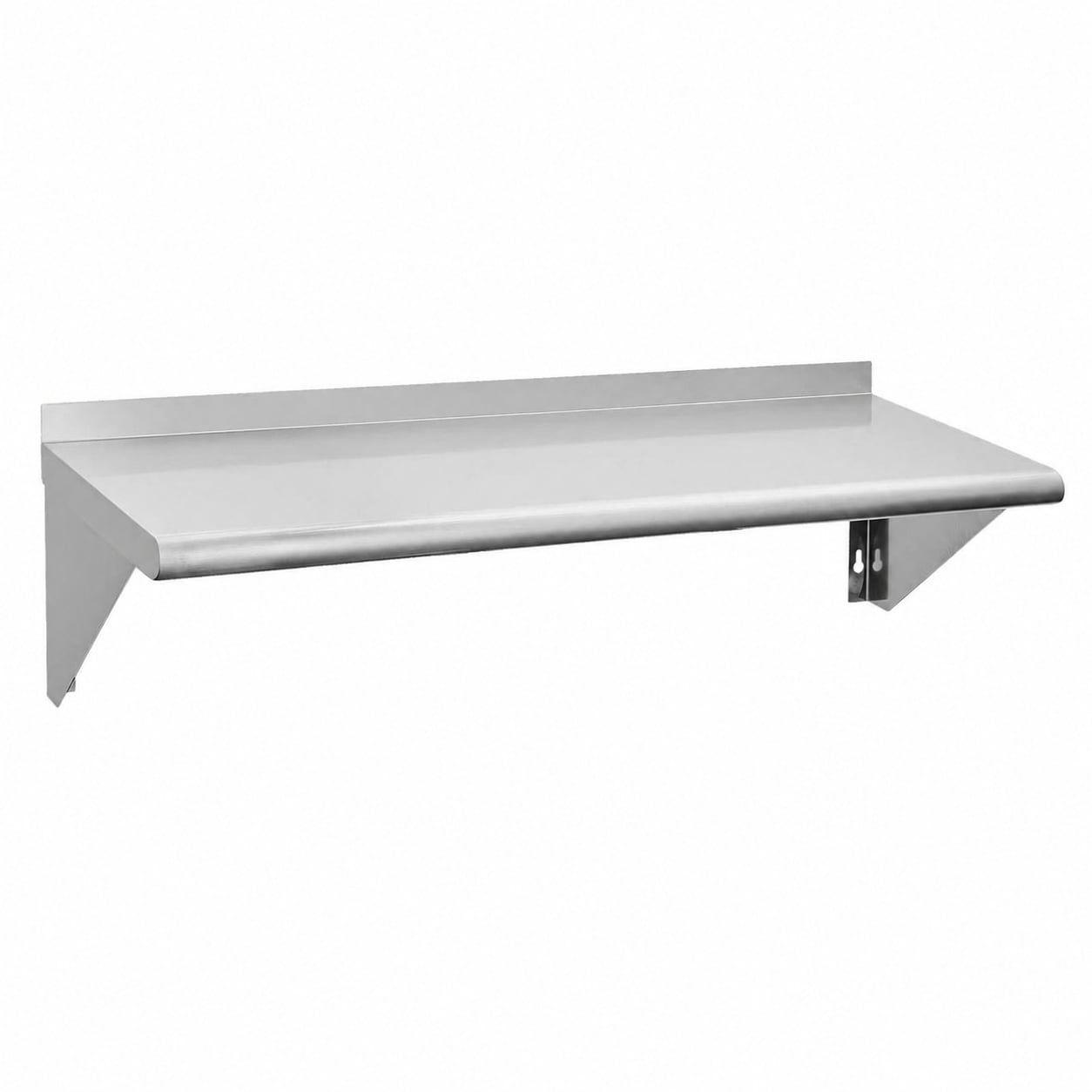 Aoibox  Stainless Steel Wall Mount Shelf 12x36 Inch 250 lb Capacity Commercial Floating Shelving for Restaurant Kitchen