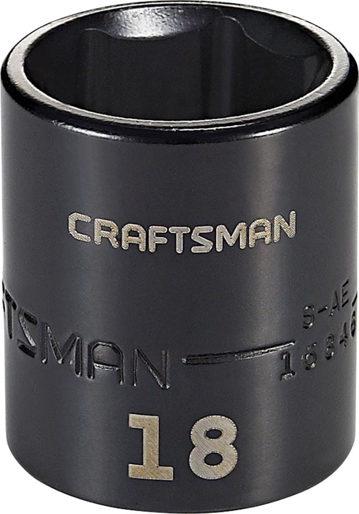 CRAFTSMAN Metric 3/8-in Drive 18mm 6-point Impact Socket In The Impact ...