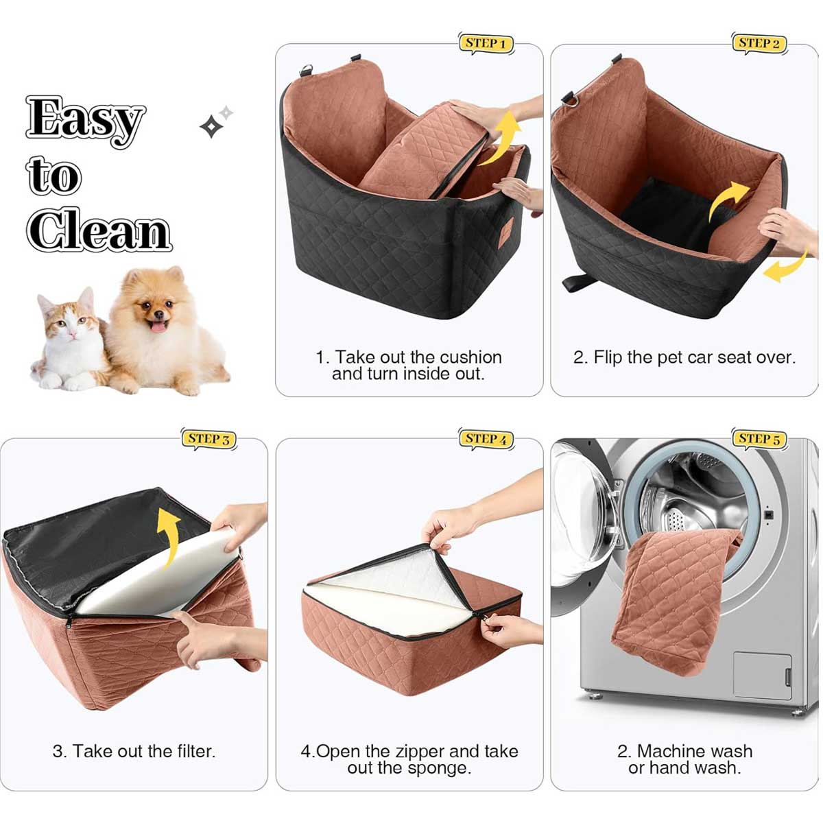 Aoibox LADS0917046 Dog-Car-Seats - View #4