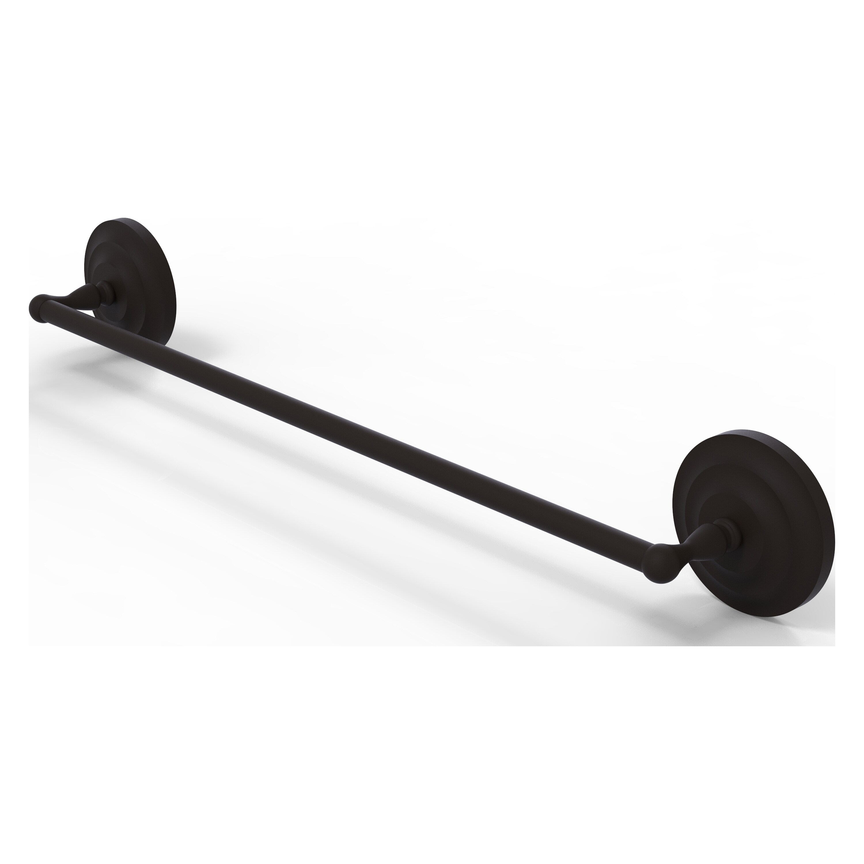 Allied Brass QN-31/18-ORB Que New 18-in Oil-rubbed bronze Wall mount Single Towel Bar