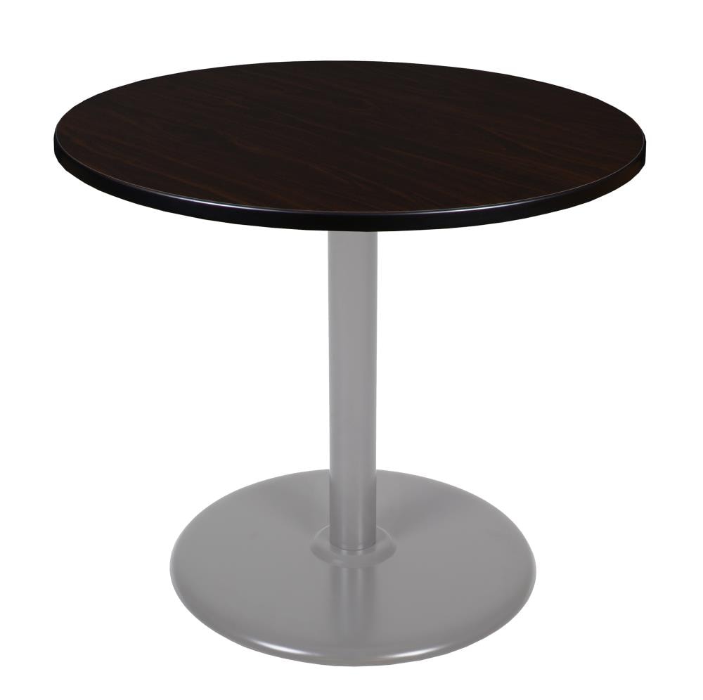 Regency TVP42RNDMWGY Breakroom Brown 4-Person Training Table (42-in W x 29-in H)