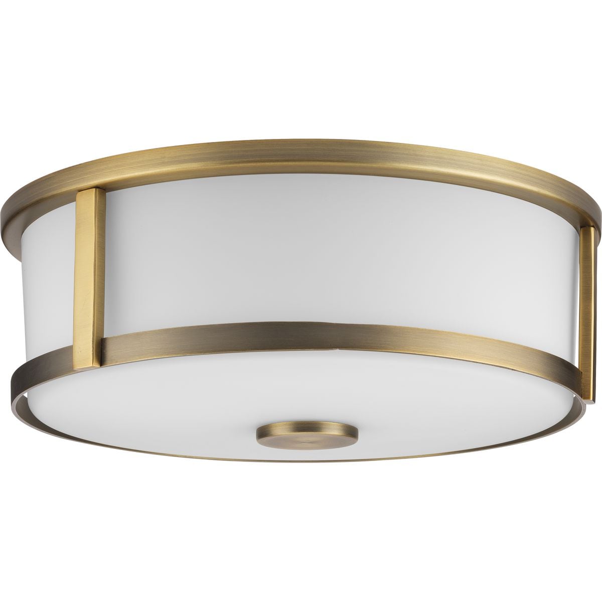 Progress Lighting P350254-163 Gilliam 2 -Light 12.62-in Brass Flush Mount Light
